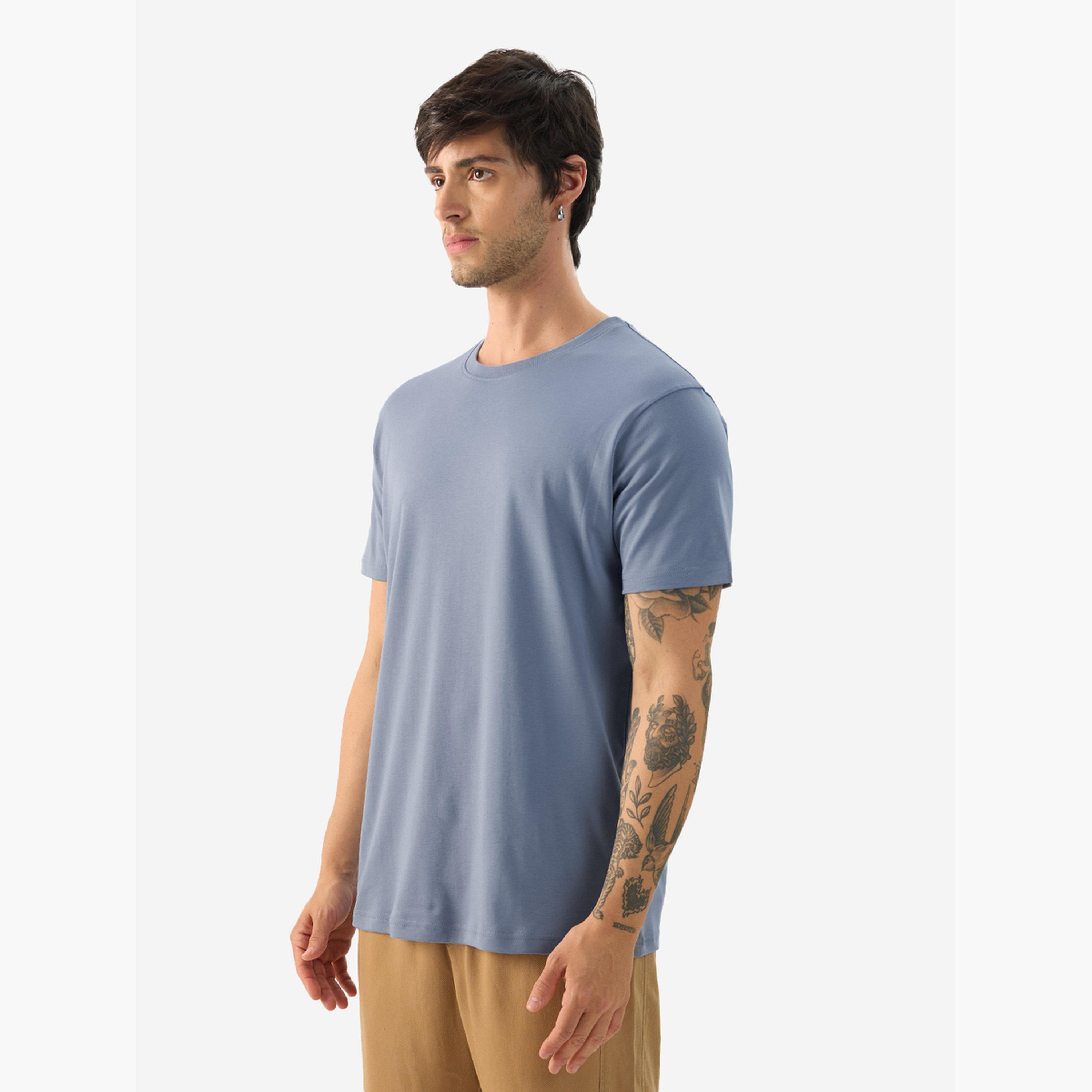 ذا سولد ستور × ستايلي - تي شيرت رجالي أزرق ستونواش-men-clothing-tshirtsandpolos-tshirts-image-4