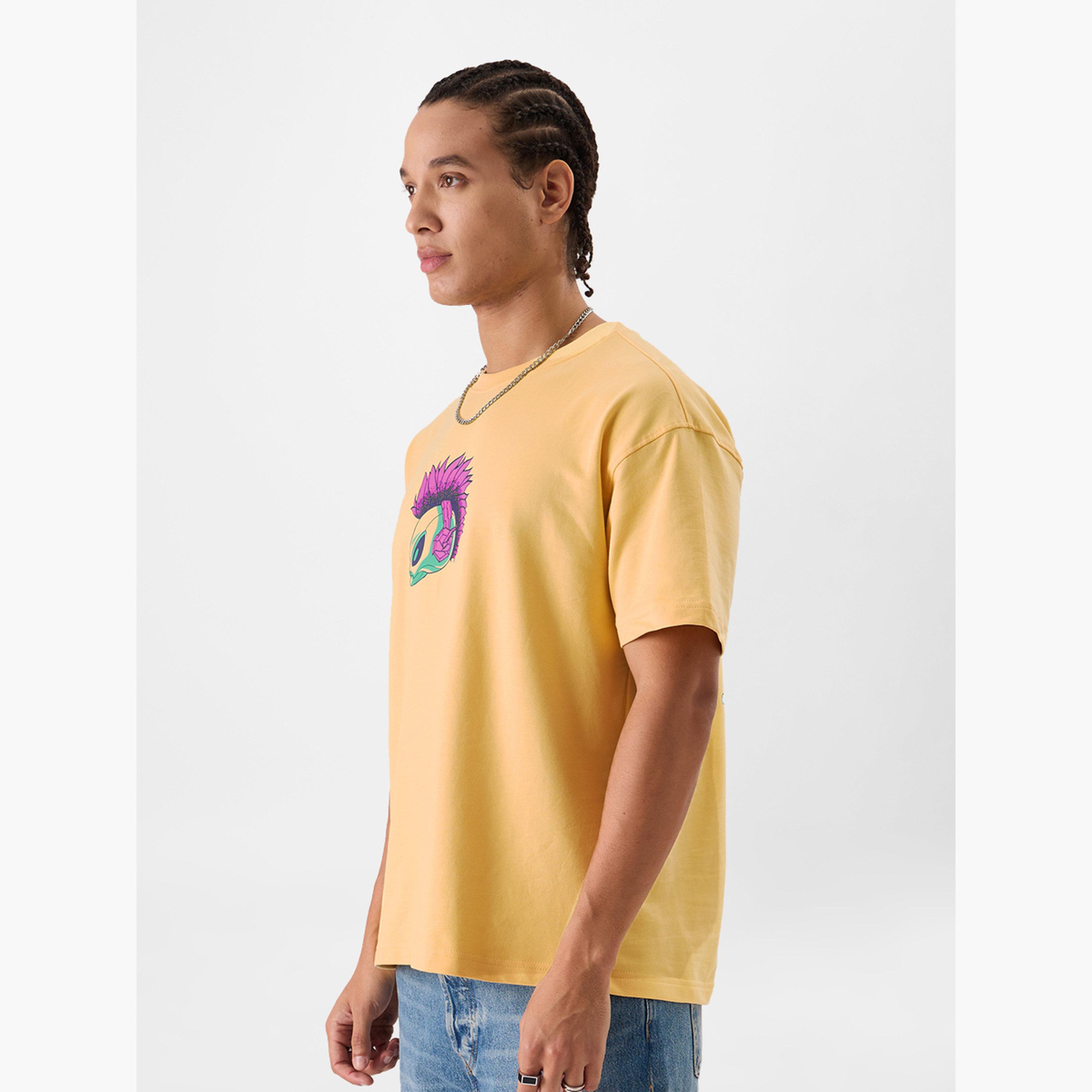The Souled Store X Styli Men Street Punk Alien Graphic Oversized T-Shirt-men-clothing-tshirtsandpolos-tshirts-image-5