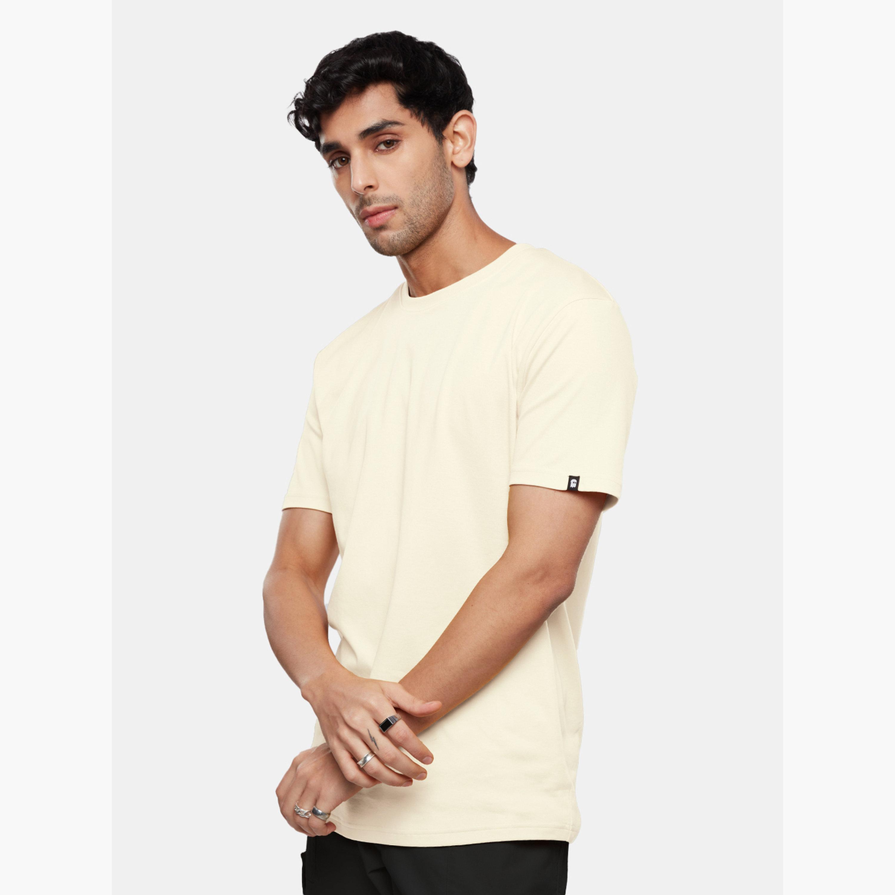 ذا سولد ستور × ستايلي - تي شيرت رجالي من القطن المتشابك بلون أبيض فاتح-men-clothing-tshirtsandpolos-tshirts-image-3