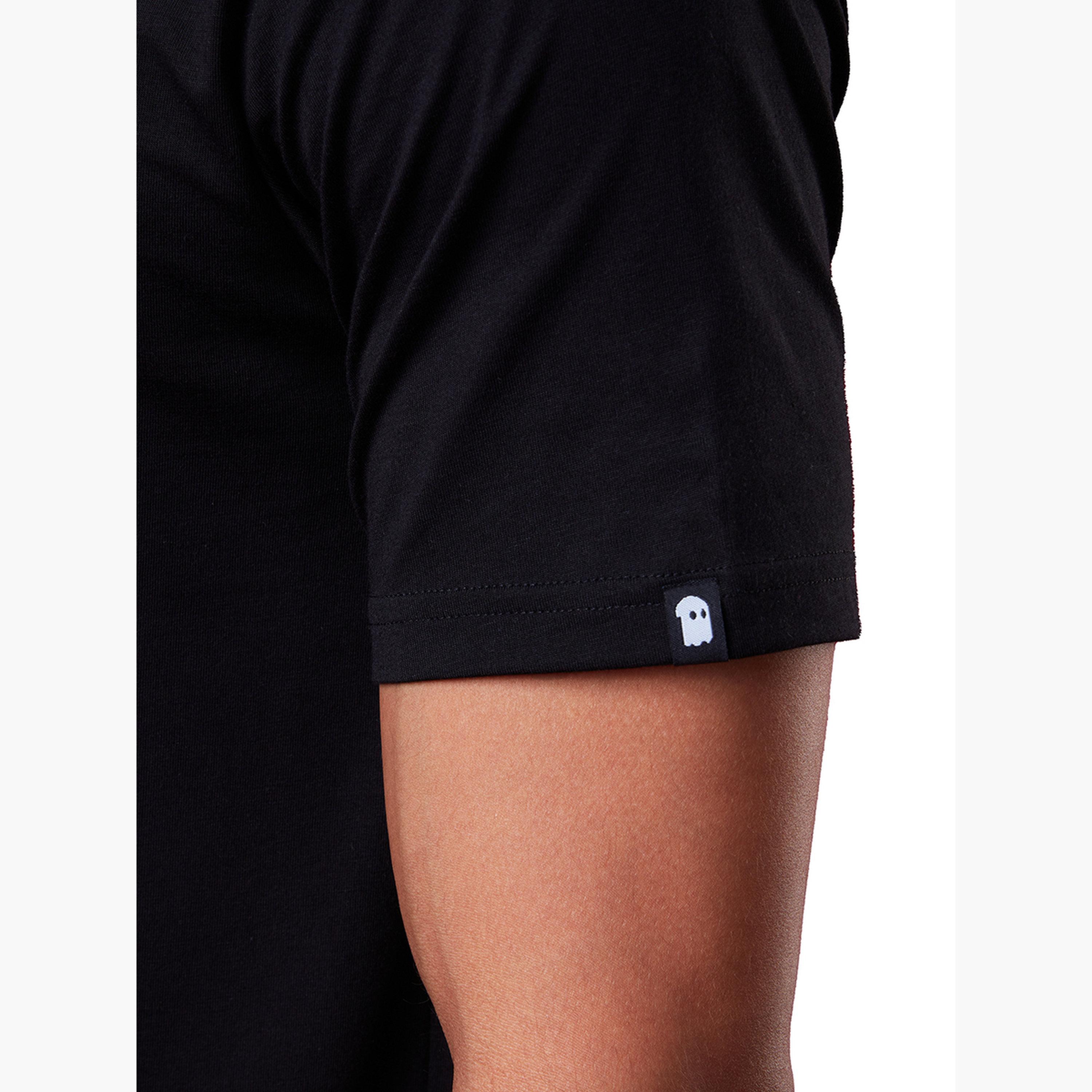 ذا سولد ستور × ستايلي - تي شيرت رجالي أسود من القطن الفاخر برسومات جرافيكية-men-clothing-tshirtsandpolos-tshirts-image-3