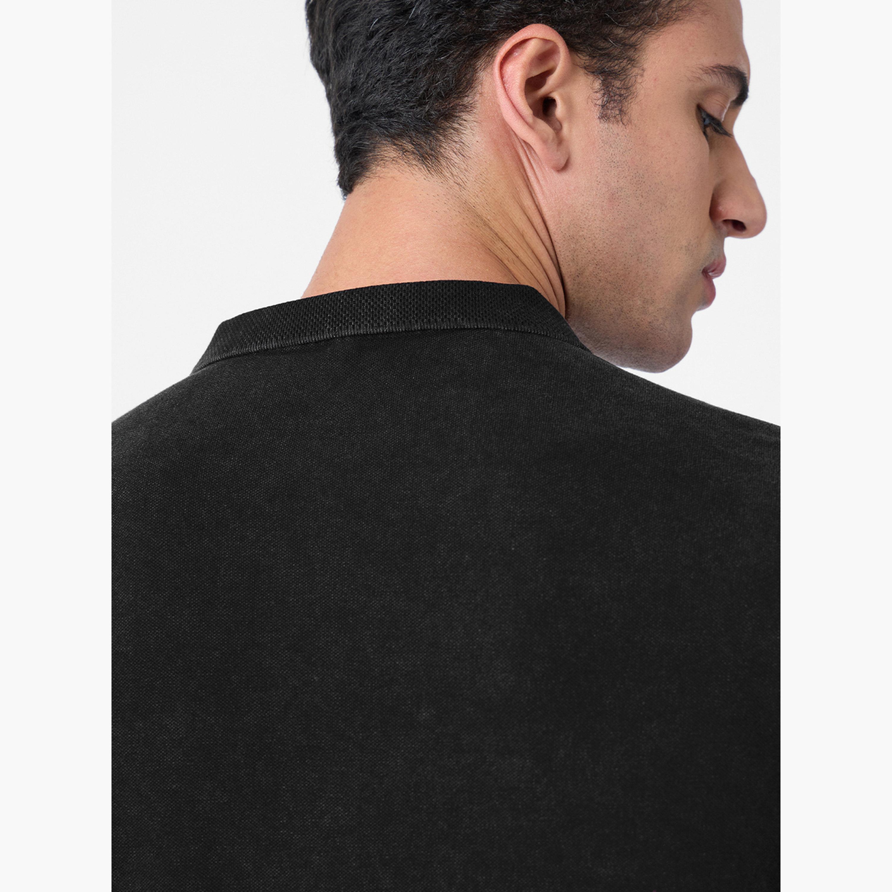 ذا سولد ستور × ستايلي - قميص بولو رجالي لون فحمي الكلاسيكي-men-clothing-tshirtsandpolos-tshirts-image-6