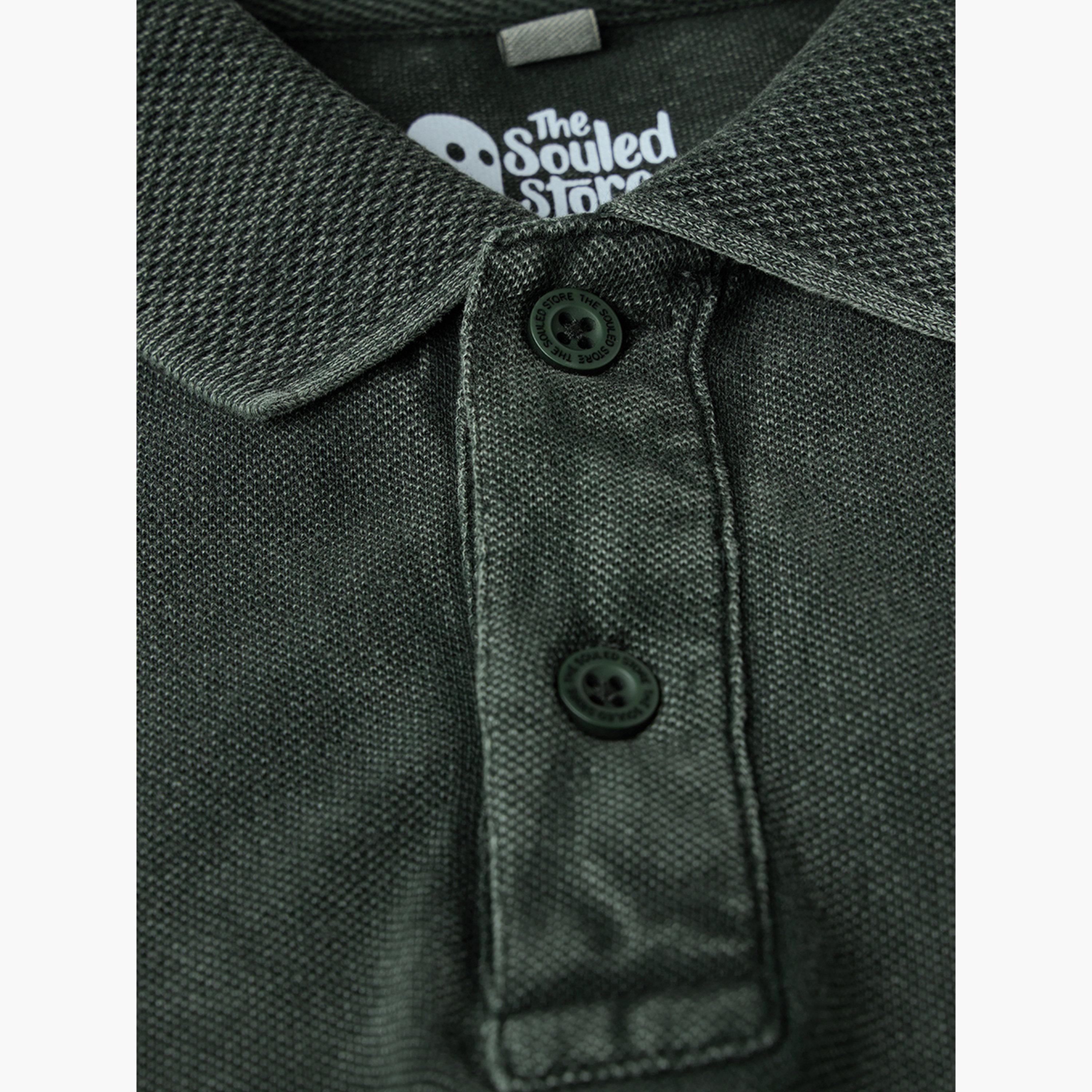 ذا سولد ستور × ستايلي - قميص بولو رجالي لون أخضر القديم-men-clothing-tshirtsandpolos-tshirts-image-5