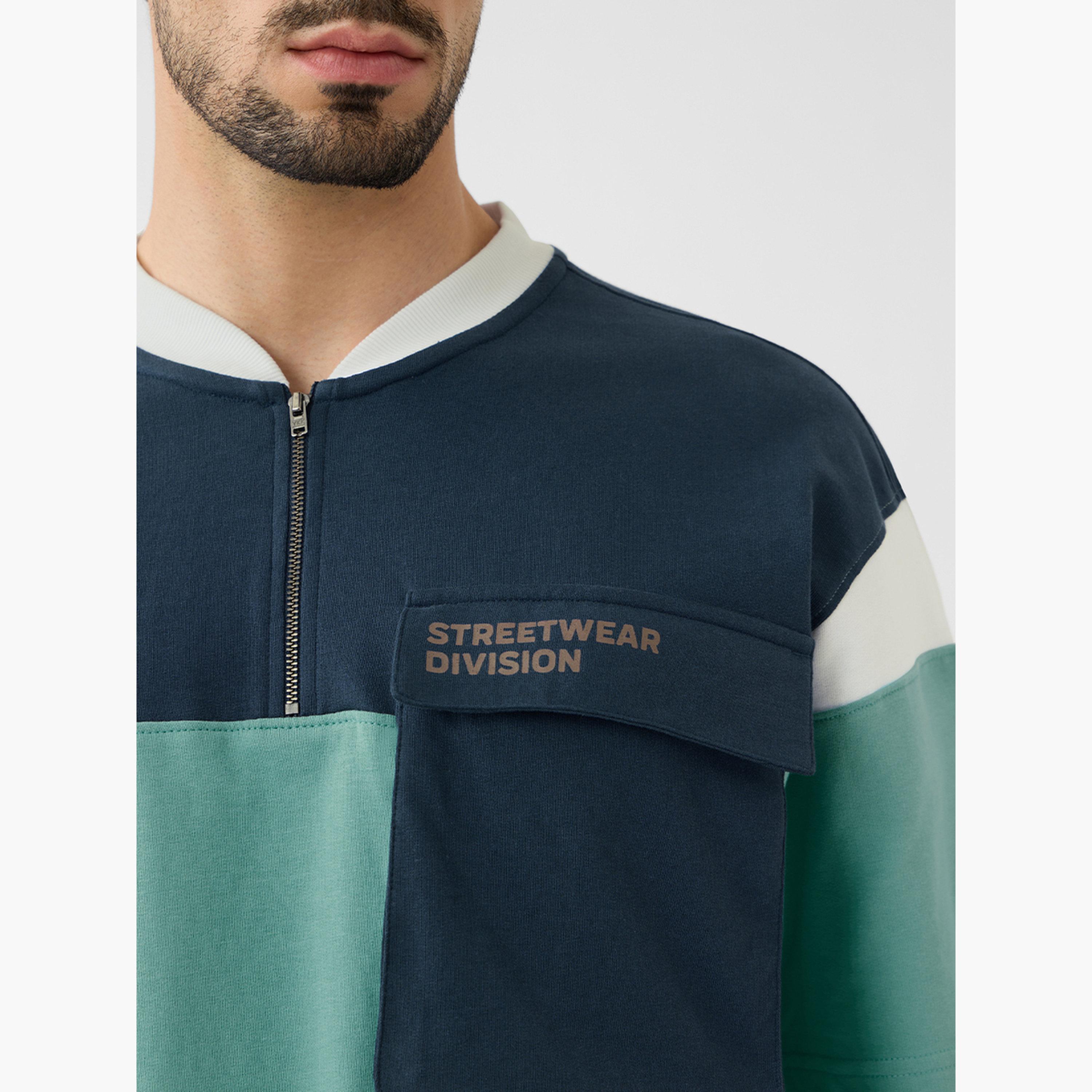 The Souled Store X Styli Men Green Color Block Oversized Polo-men-clothing-tshirtsandpolos-tshirts-image-5