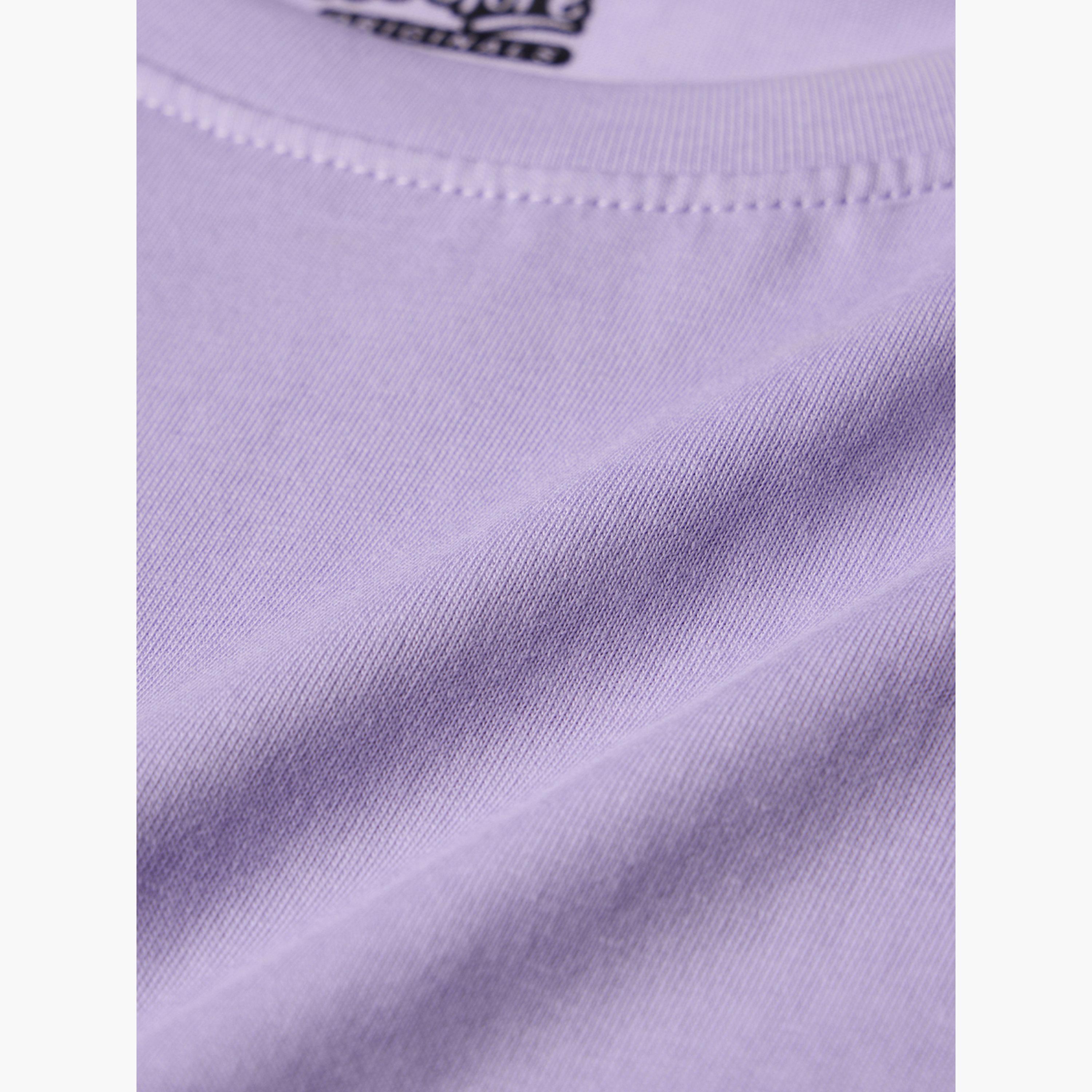 The Souled Store X Styli Men Purple Plain Casual T-Shirt-men-clothing-tshirtsandpolos-tshirts-image-5