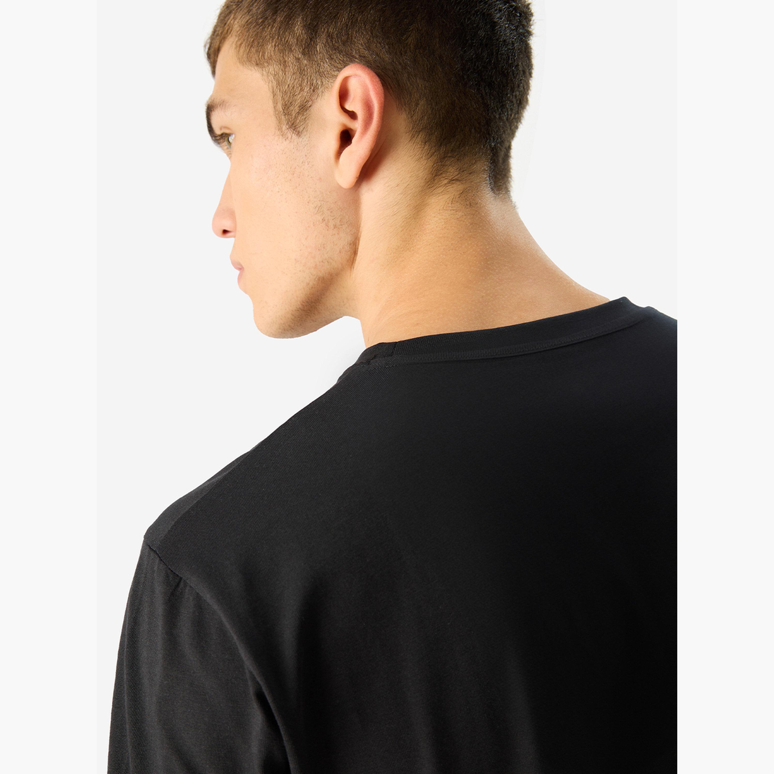 The Souled Store X Styli Men Black Cotton Short Sleeve T-Shirt-men-clothing-tshirtsandpolos-tshirts-image-6