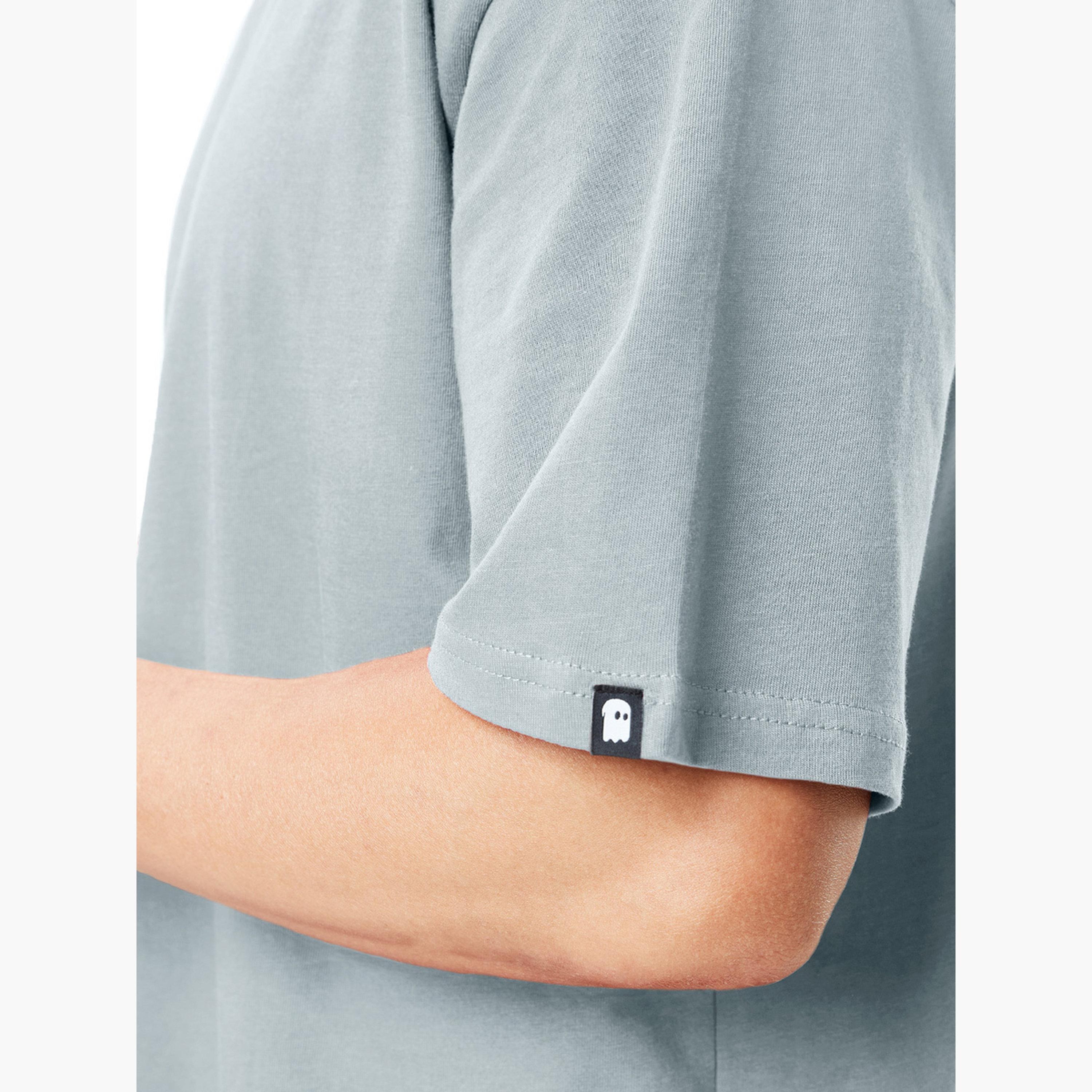The Souled Store X Styli Men Grey Oversized Cotton T-Shirt-men-clothing-tshirtsandpolos-tshirts-image-5