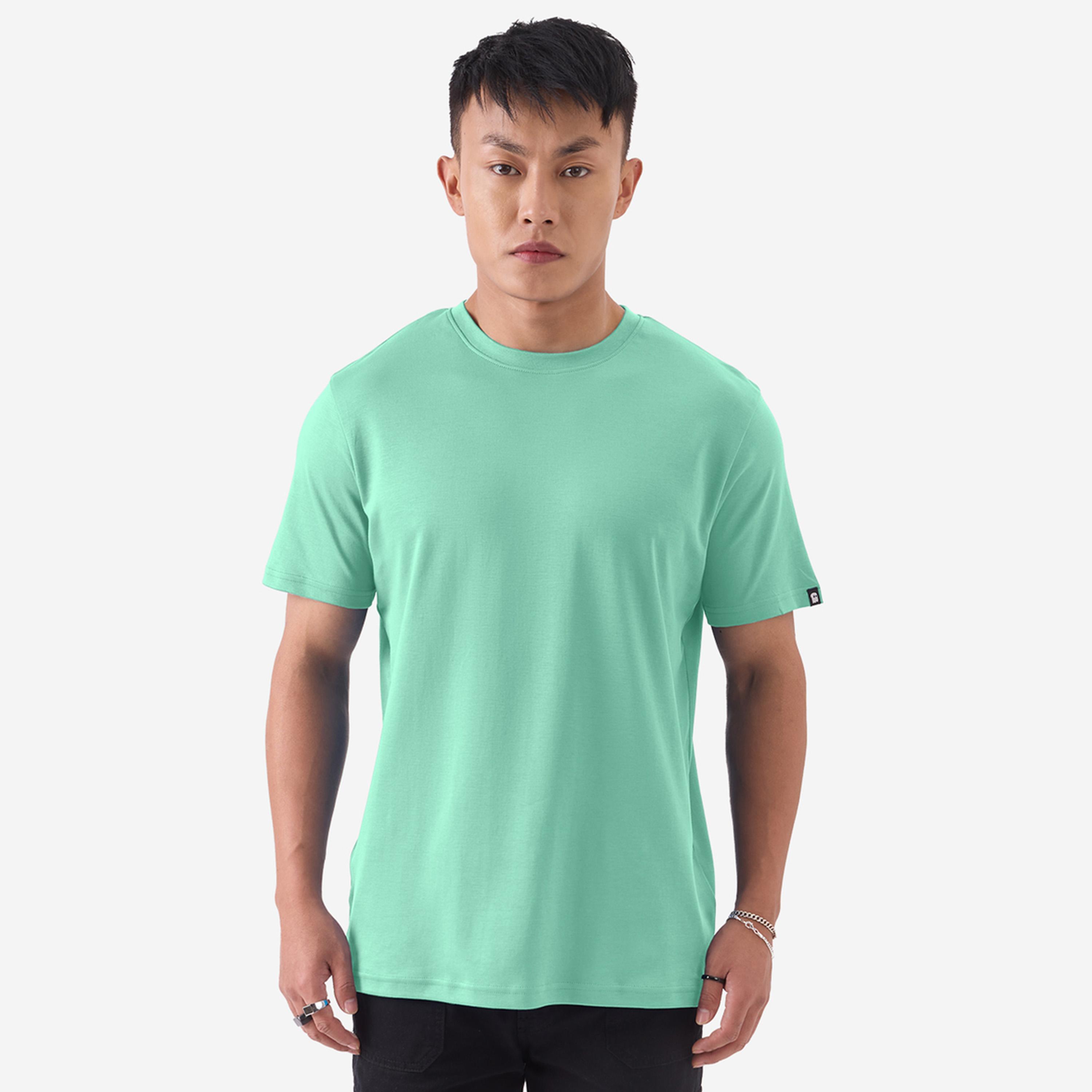 ذا سولد ستور × ستايلي - تي شيرت رجالي من القطن المتشابك لون أخضر-men-clothing-tshirtsandpolos-tshirts-image-1