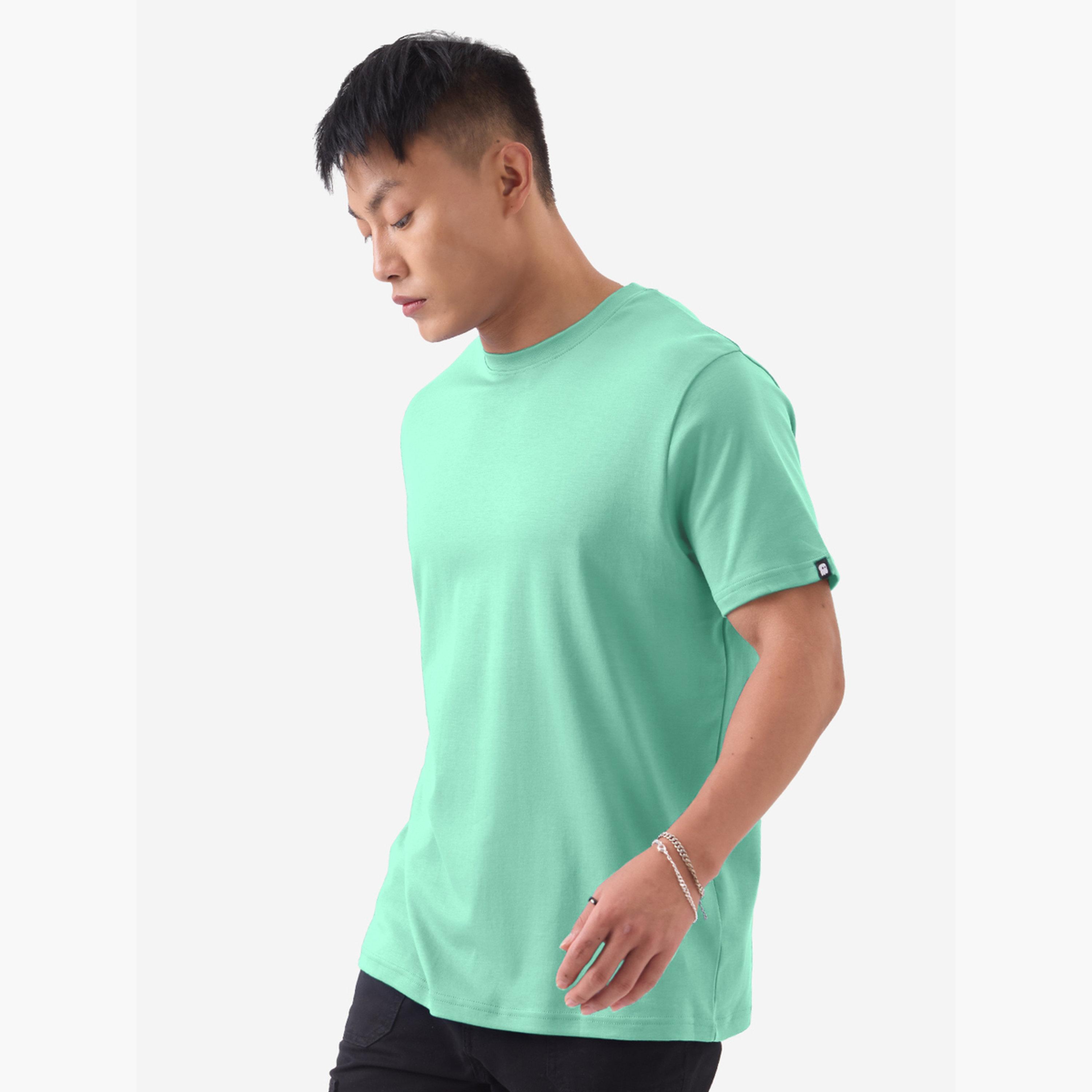 ذا سولد ستور × ستايلي - تي شيرت رجالي من القطن المتشابك لون أخضر-men-clothing-tshirtsandpolos-tshirts-image-3
