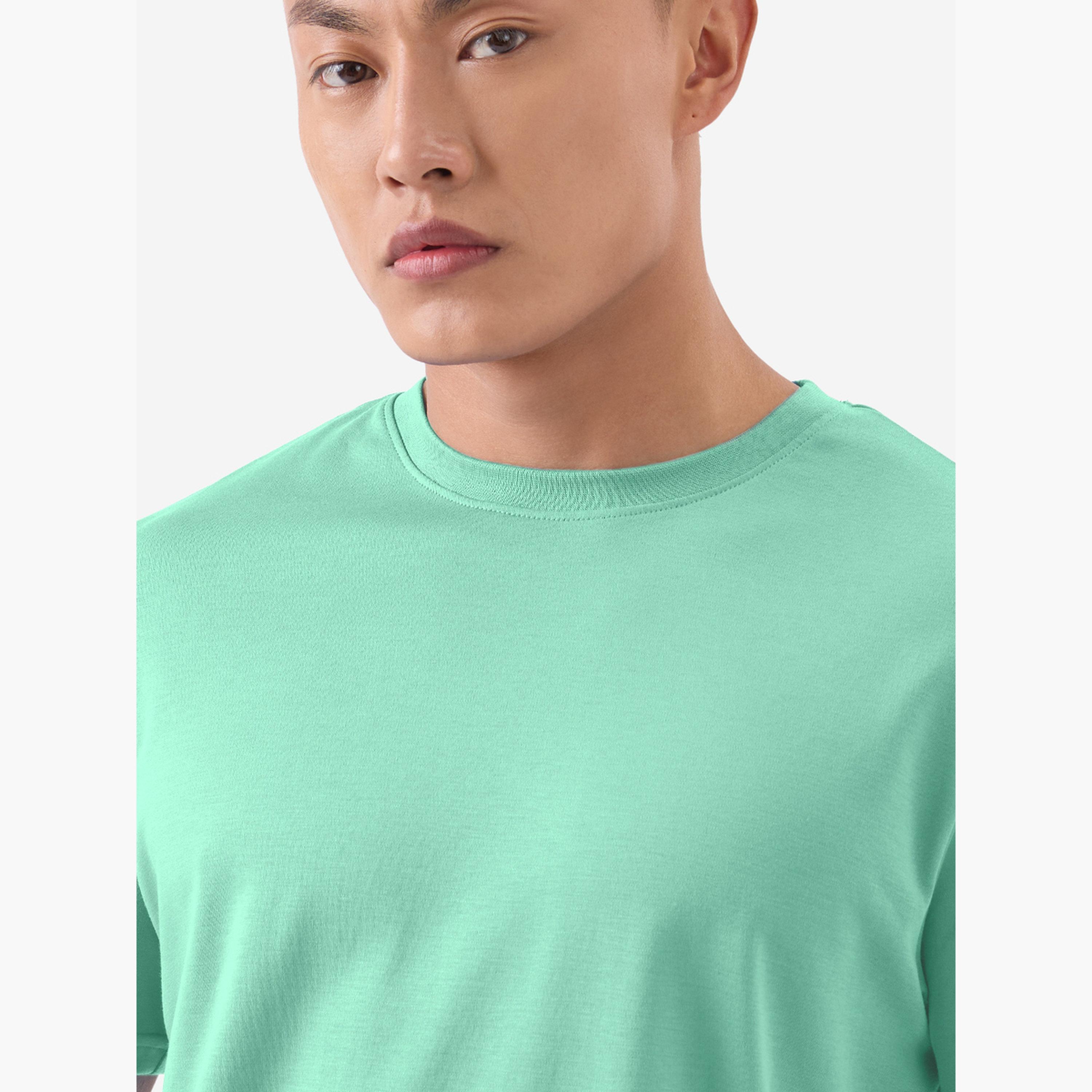 ذا سولد ستور × ستايلي - تي شيرت رجالي من القطن المتشابك لون أخضر-men-clothing-tshirtsandpolos-tshirts-image-4