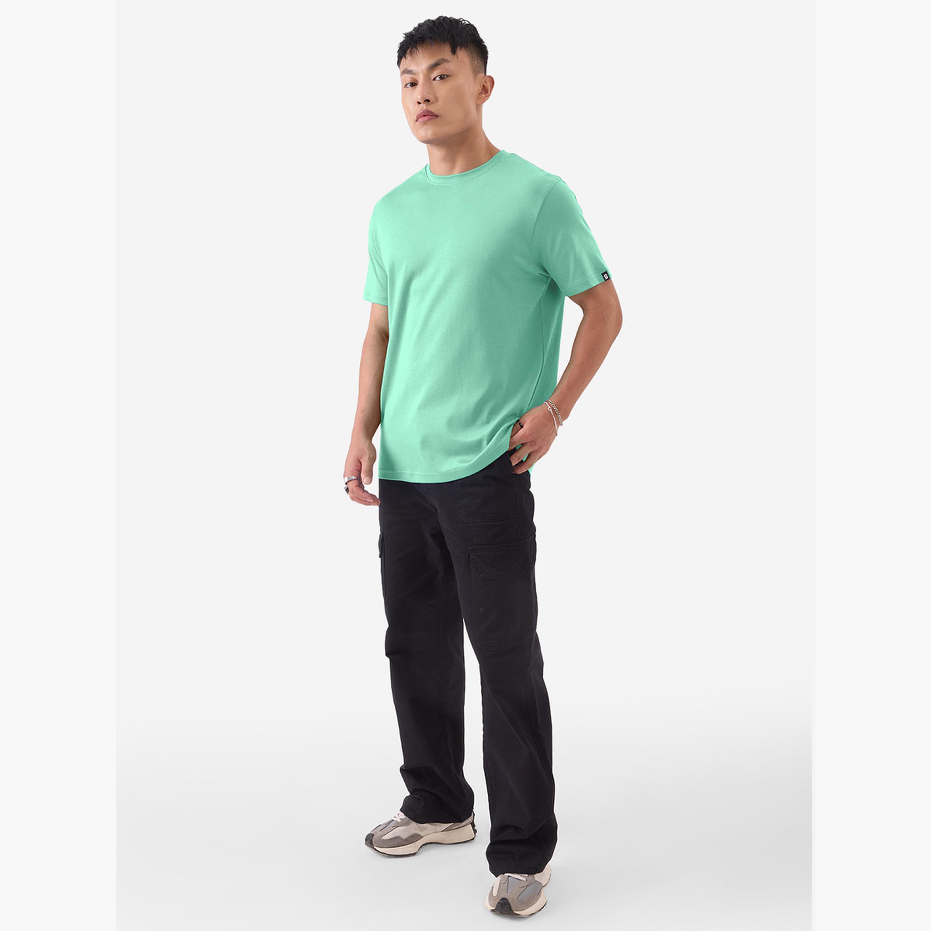 ذا سولد ستور × ستايلي - تي شيرت رجالي من القطن المتشابك لون أخضر-men-clothing-tshirtsandpolos-tshirts-image-5