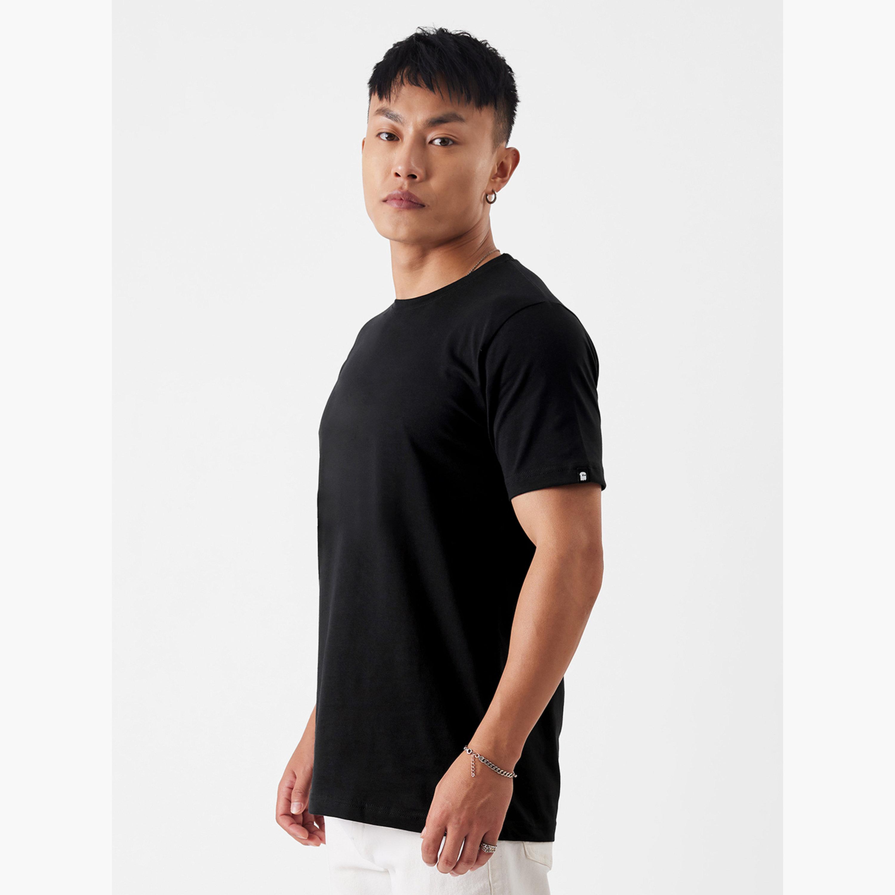 ذا سولد ستور × ستايلي - تي شيرت رجالي أسود من القطن برقبة دائرية-men-clothing-tshirtsandpolos-tshirts-image-3