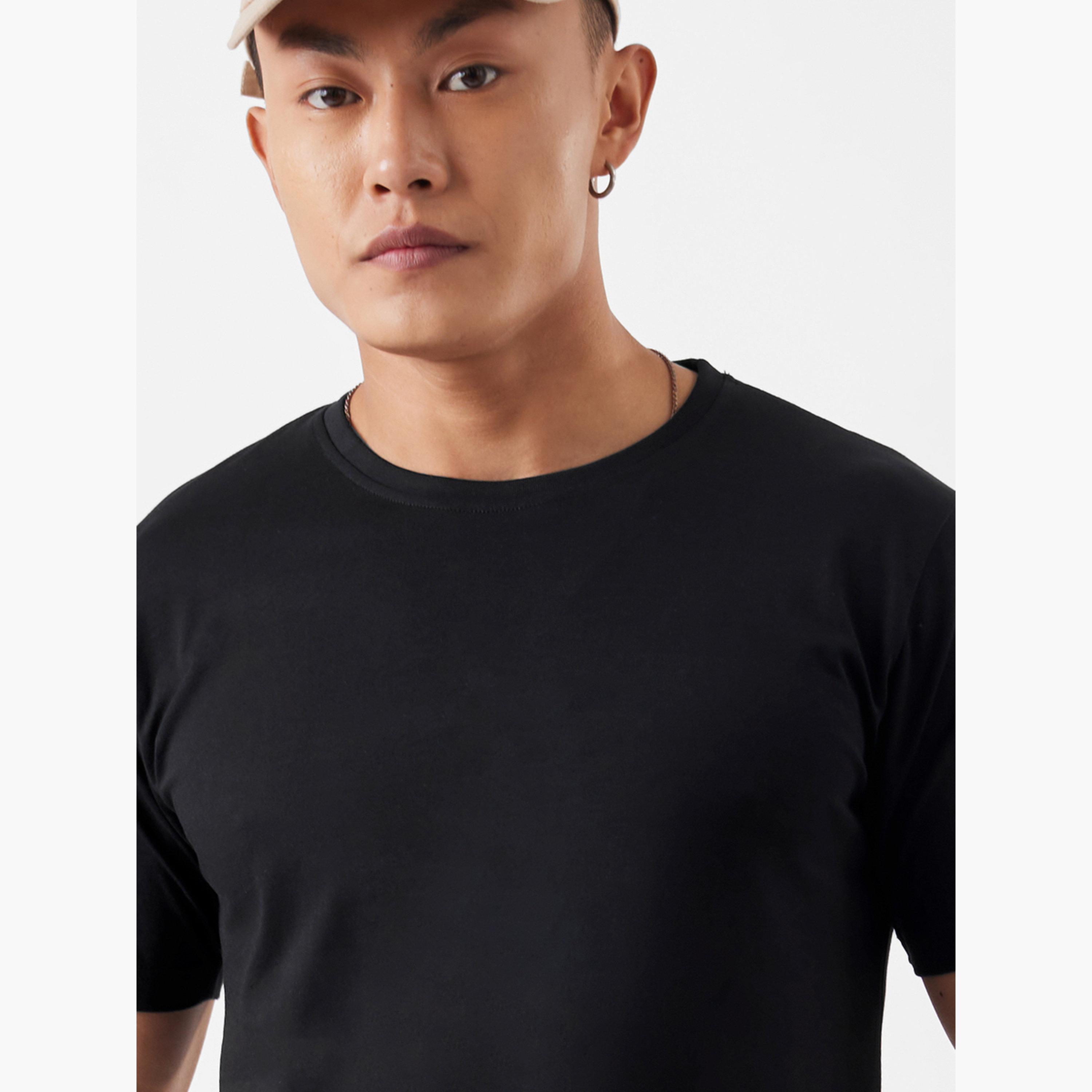 ذا سولد ستور × ستايلي - تي شيرت رجالي أسود من القطن برقبة دائرية-men-clothing-tshirtsandpolos-tshirts-image-5