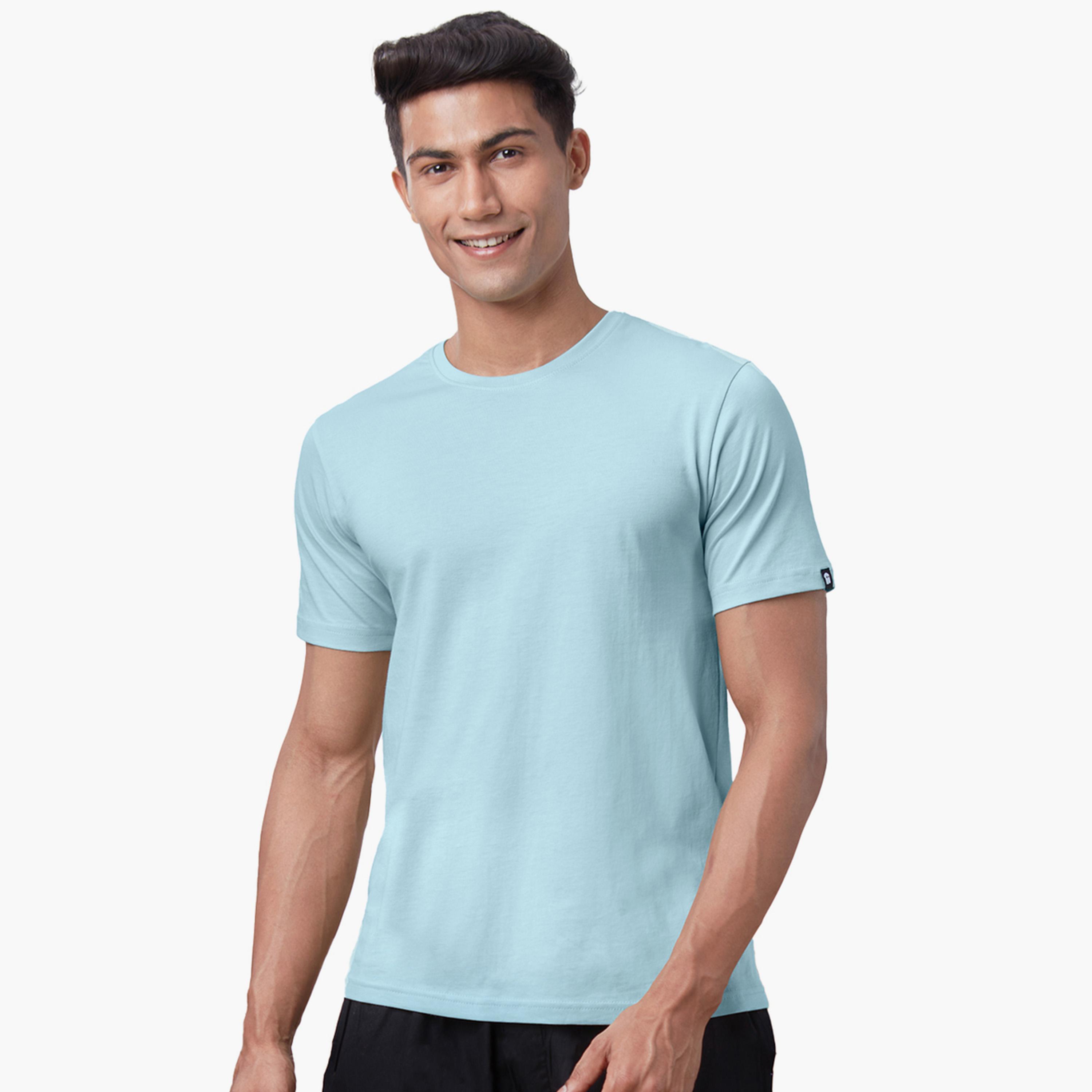 ذا سولد ستور × ستايلي - تي شيرت رجالي قطني أزرق-men-clothing-tshirtsandpolos-tshirts-image-1