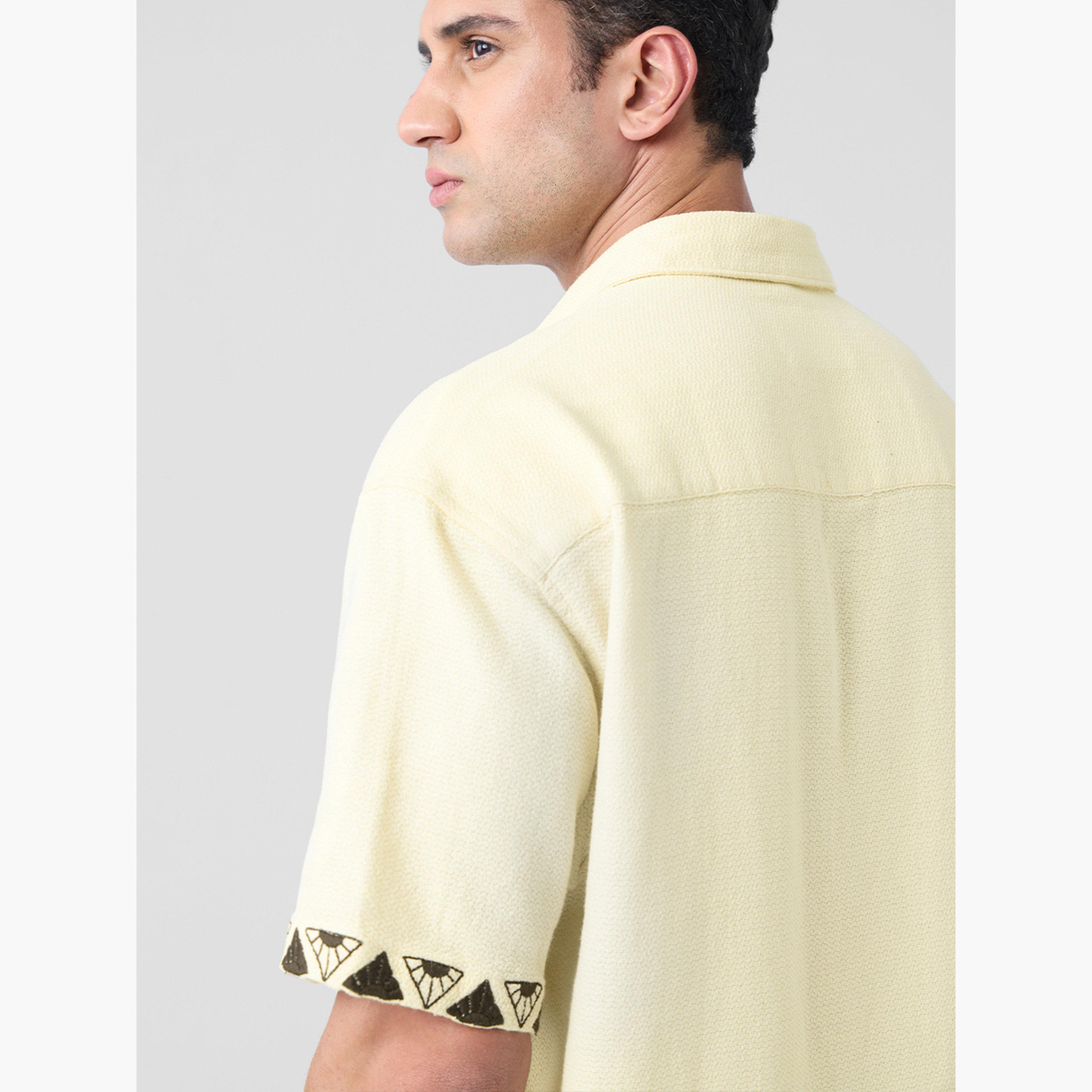 ذا سولد ستور × ستايلي - قميص رجالي حجم كبير ذو ملمس كريمي-men-clothing-shirts-image-5