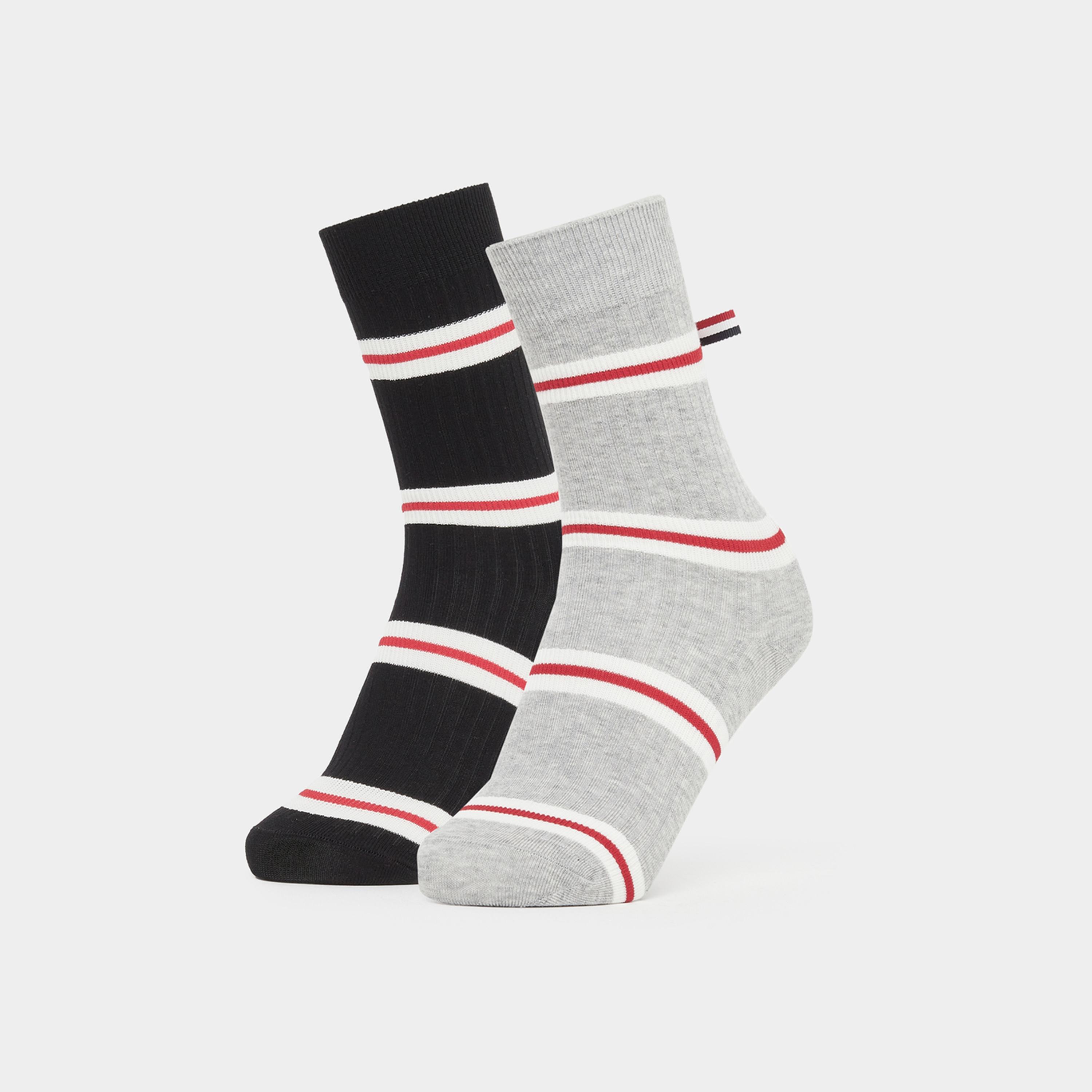 ستايلي - عبوة من قطعتين - جوارب مخططة-women-socksandstockings-image-1