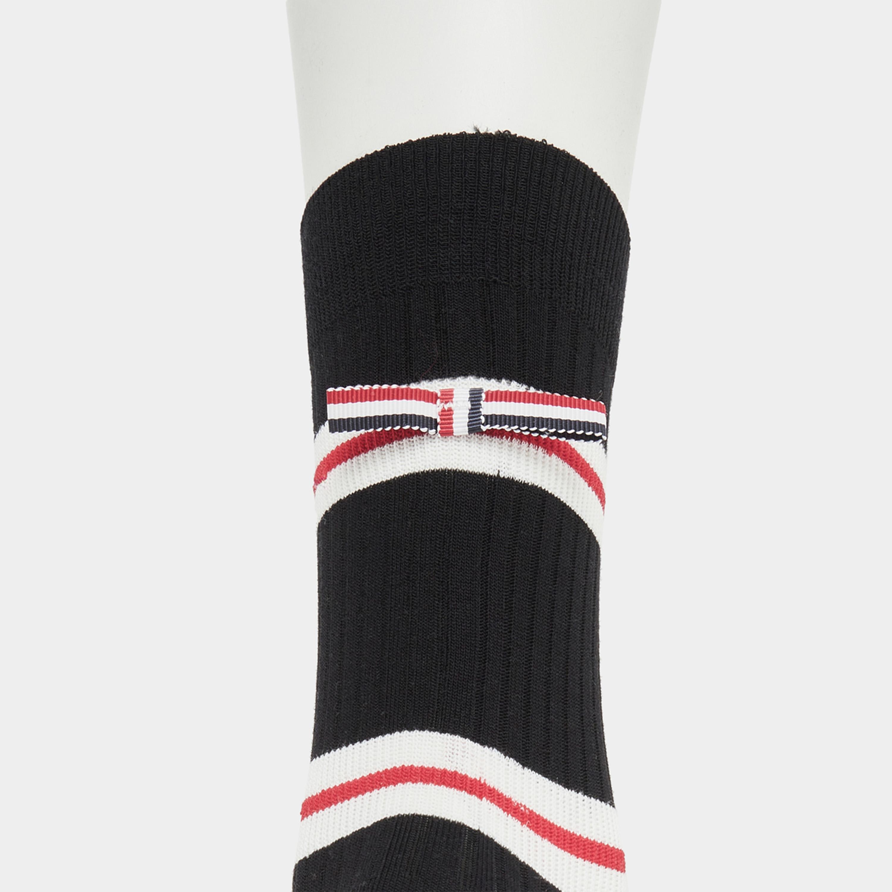 Styli Pack of 2 - Striped Crew Socks-women-socksandstockings-image-5