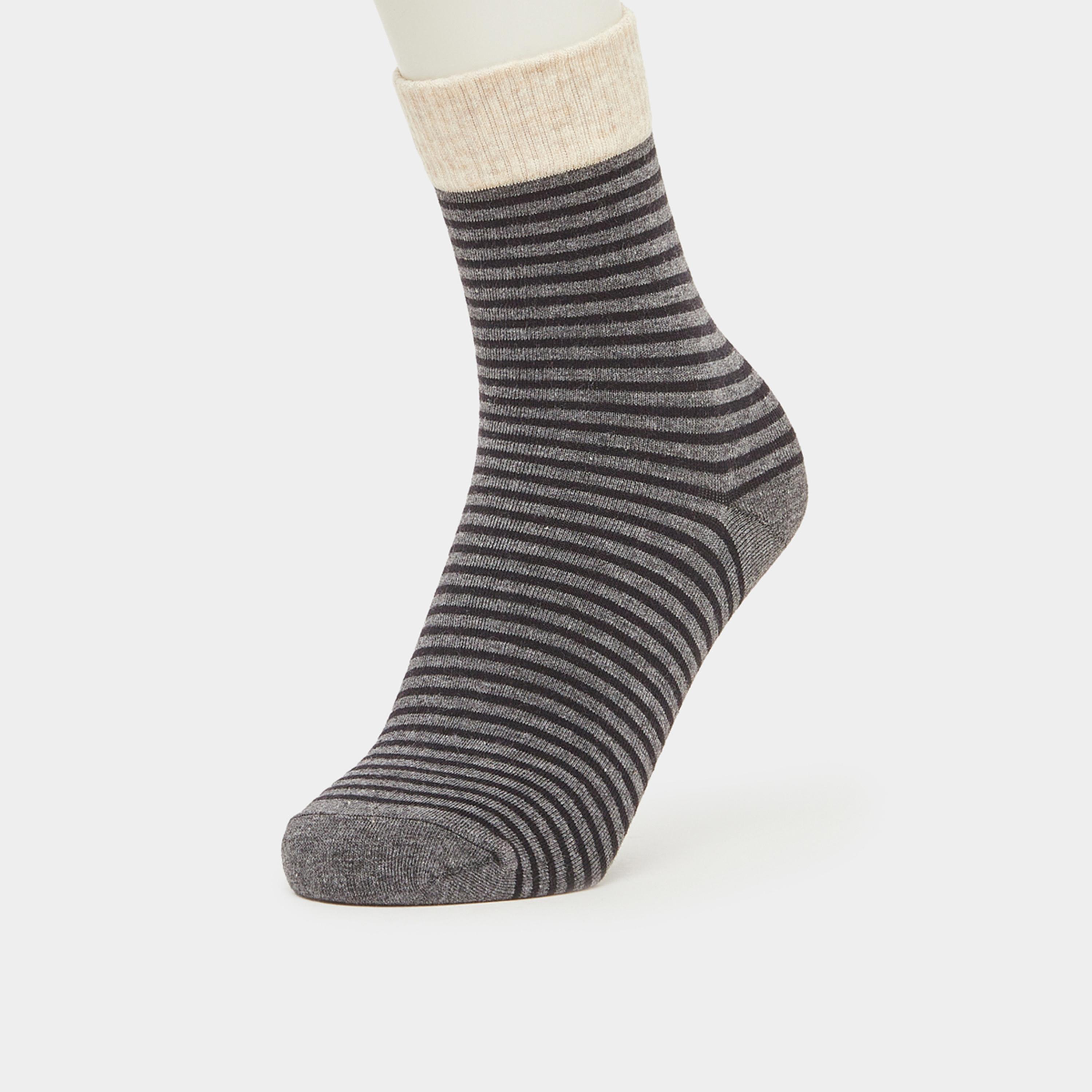 Styli Pack of 2 - Striped Crew Socks-women-socksandstockings-image-2