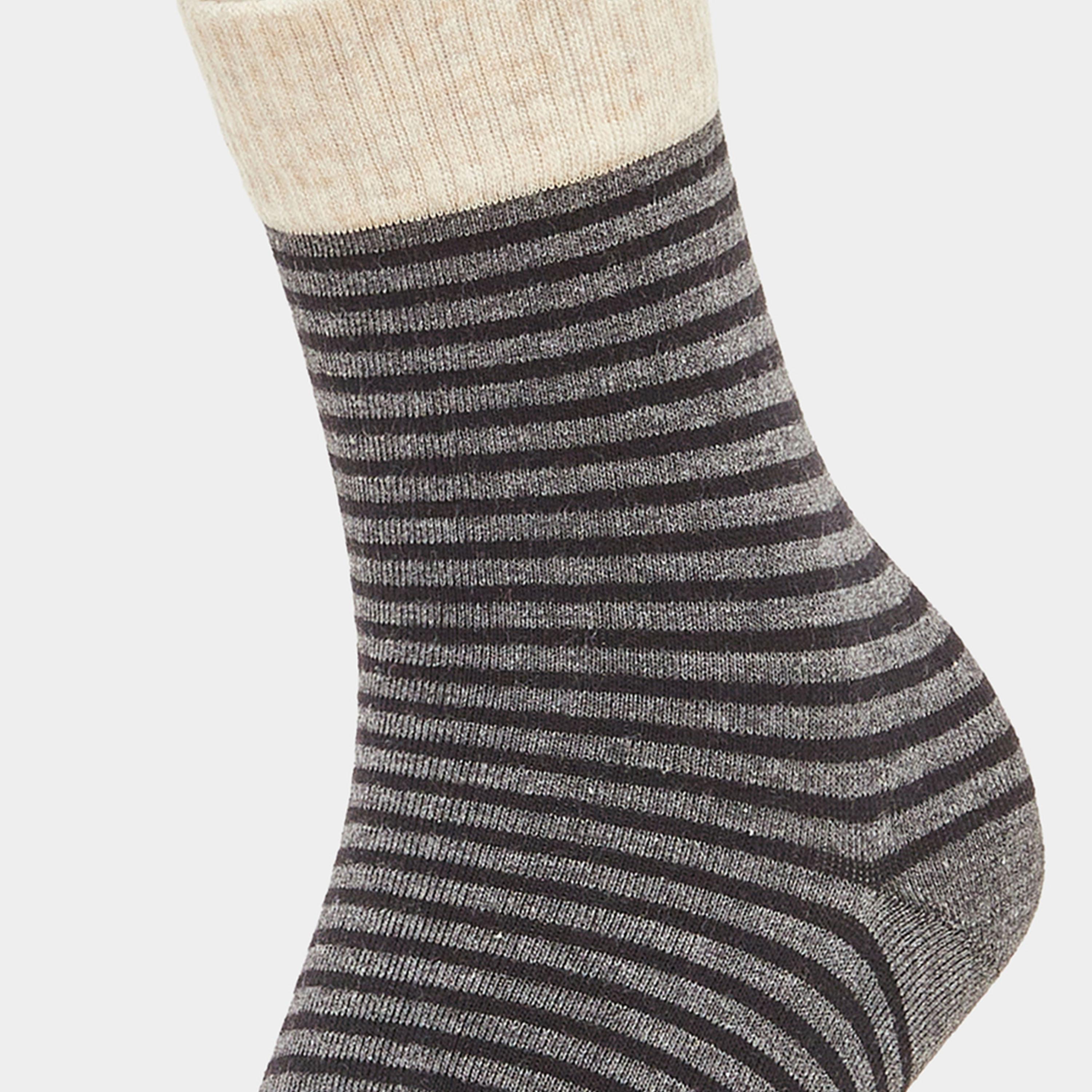 Styli Pack of 2 - Striped Crew Socks-women-socksandstockings-image-3
