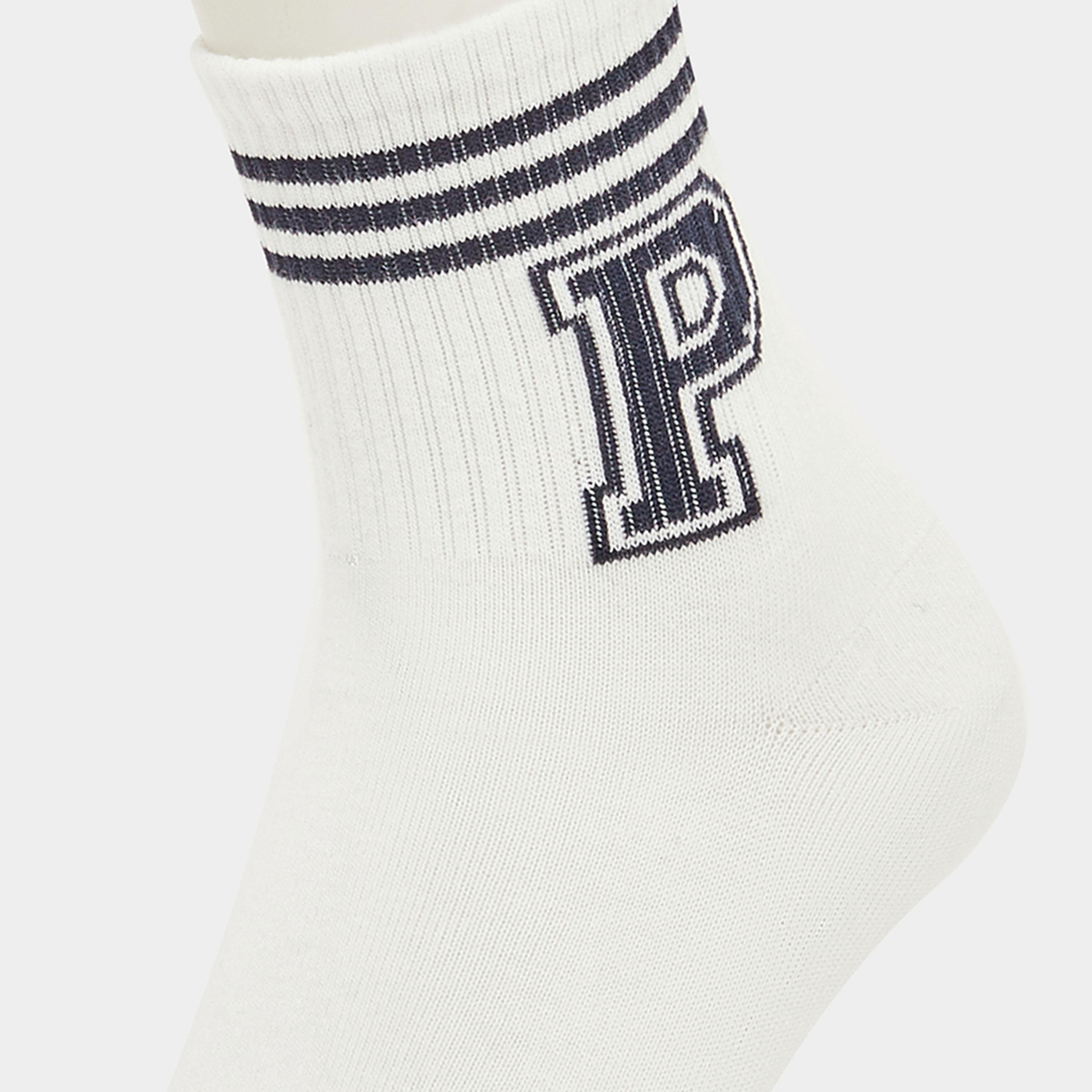 Styli Pack of 2 - Letter Detail Socks-women-socksandstockings-image-3