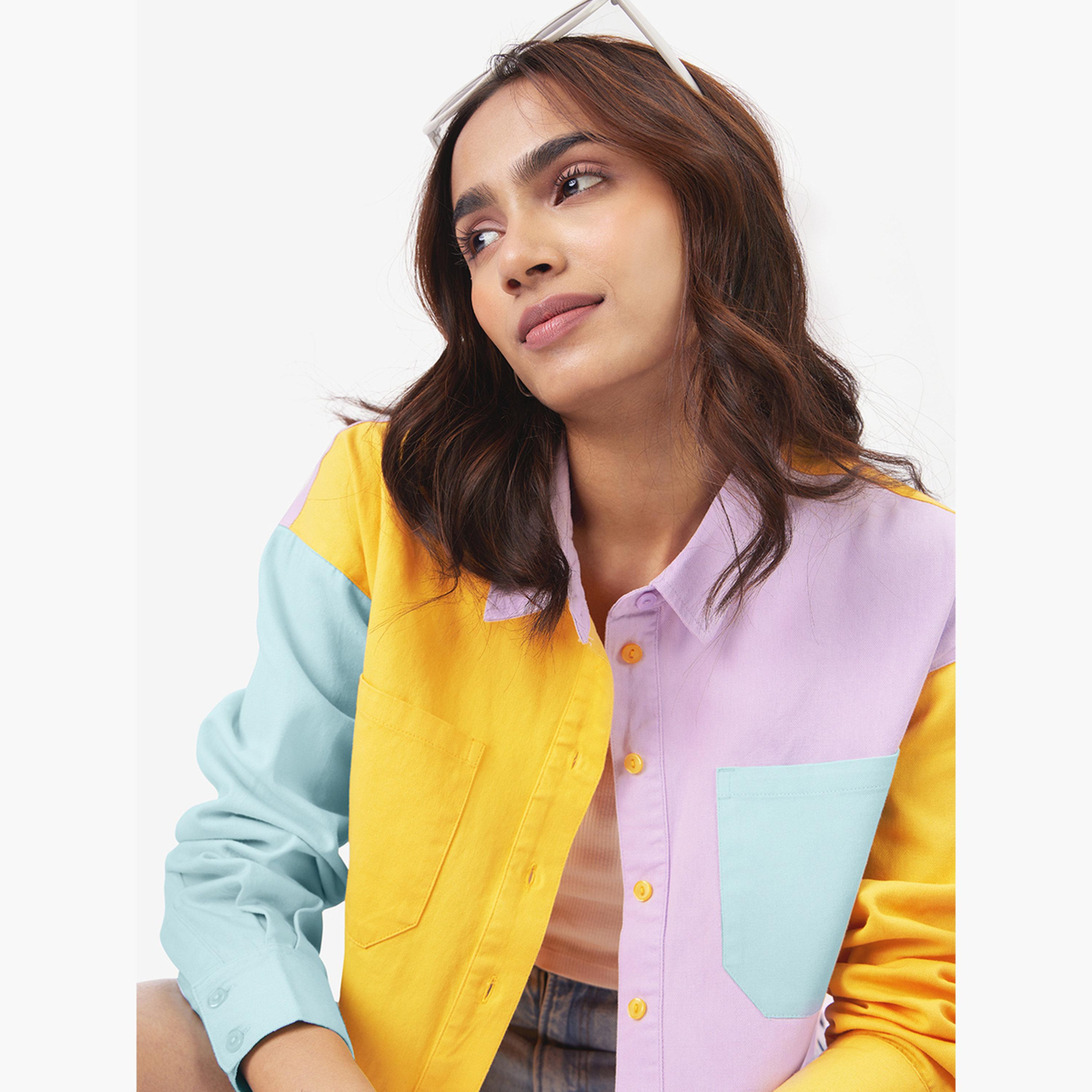ذا سولد ستور × ستايلي - قميص قصير متعدد الألوان-women-clothing-shirtsandblouses-shirts-image-5