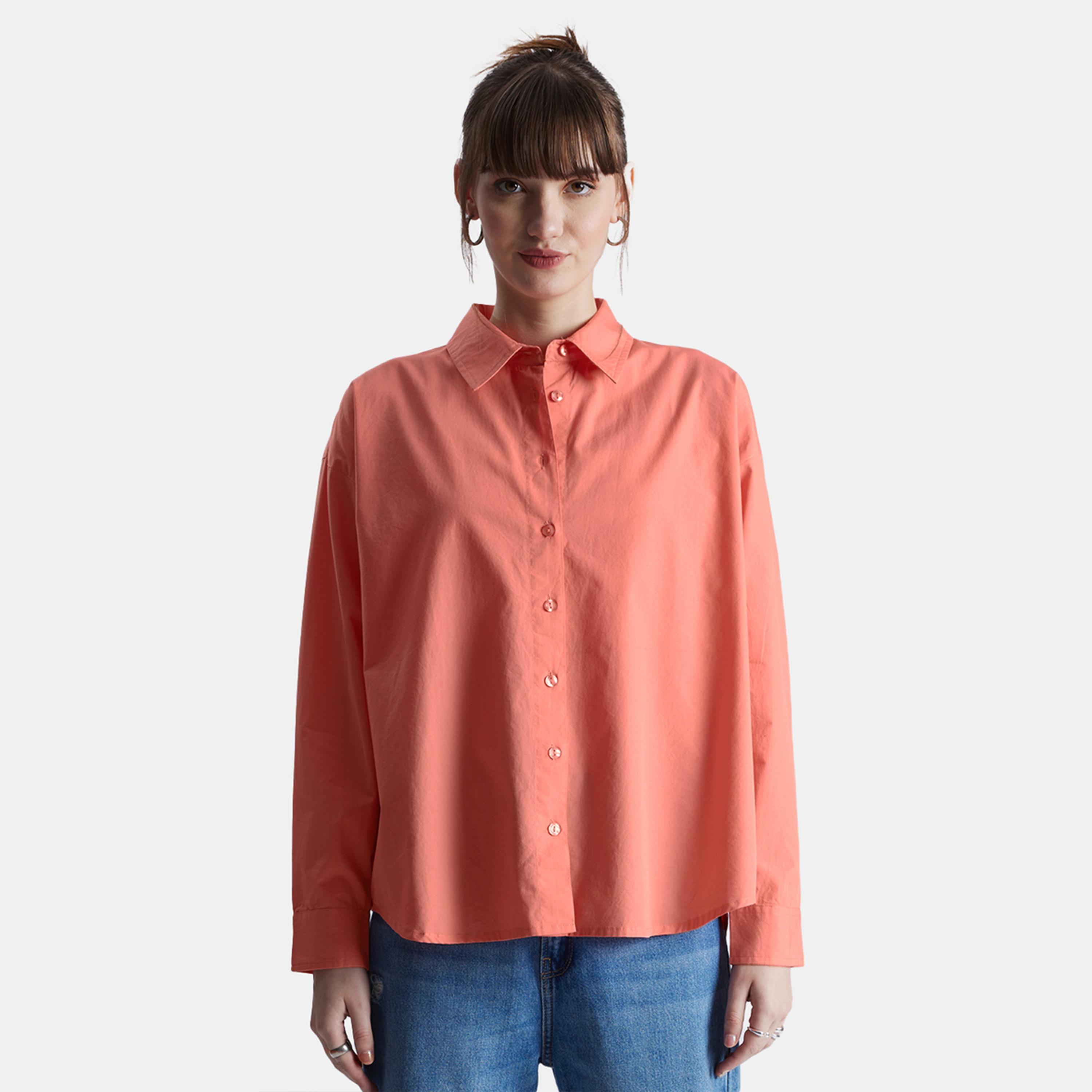 ذا سولد ستور × ستايلي - قميص وردي بأكمام طويلة للصديق-women-clothing-shirtsandblouses-shirts-image-1