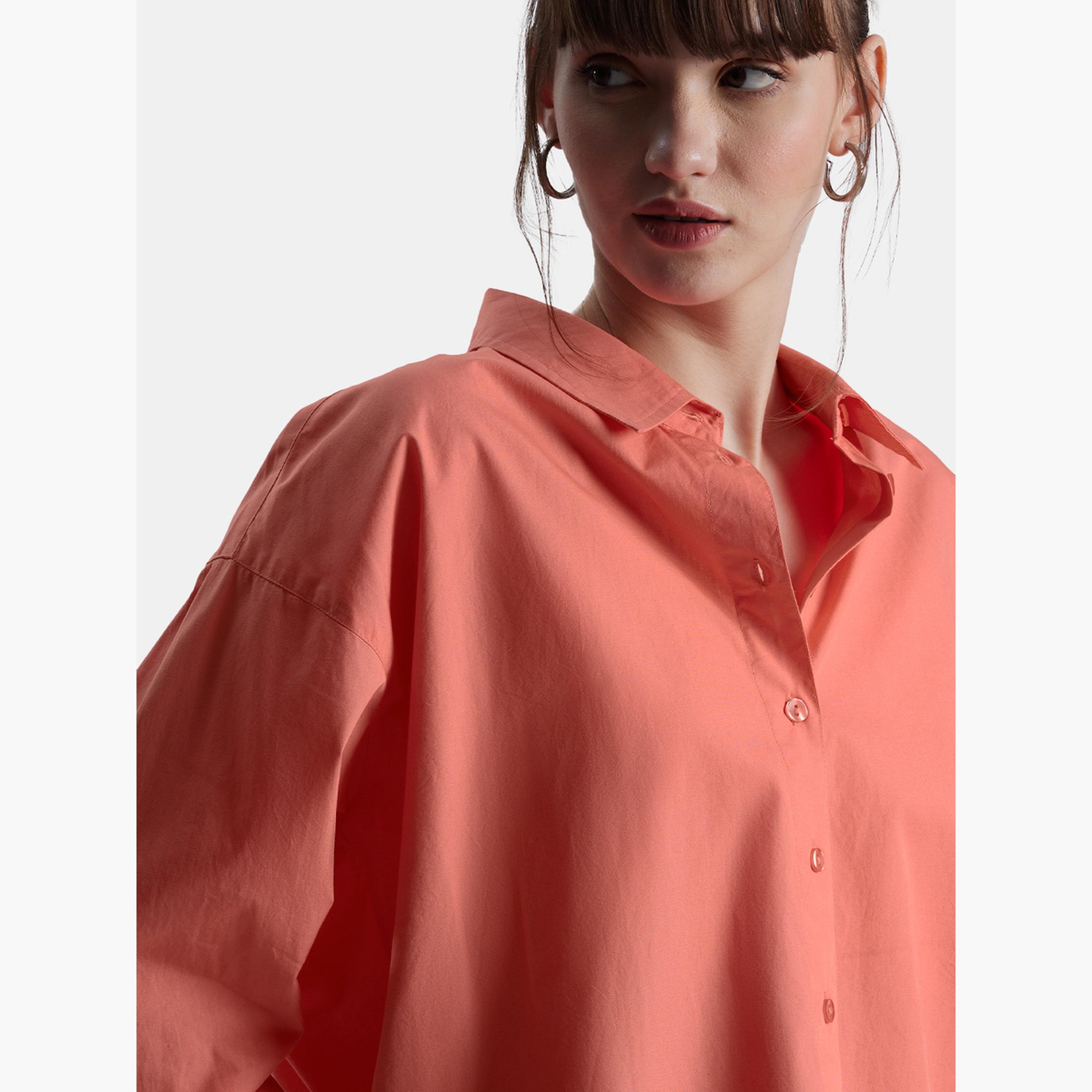 ذا سولد ستور × ستايلي - قميص وردي بأكمام طويلة للصديق-women-clothing-shirtsandblouses-shirts-image-4