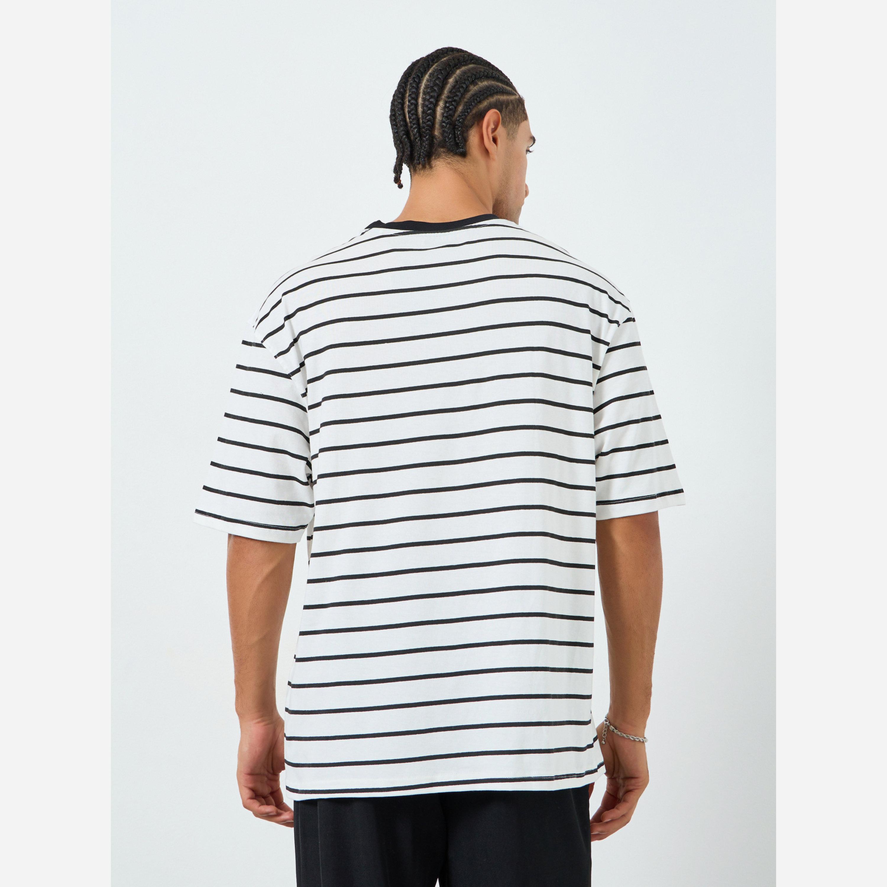 Styli Men Oversized Striped Heavy Jersey T-Shirt-men-clothing-tshirtsandpolos-tshirts-image-4