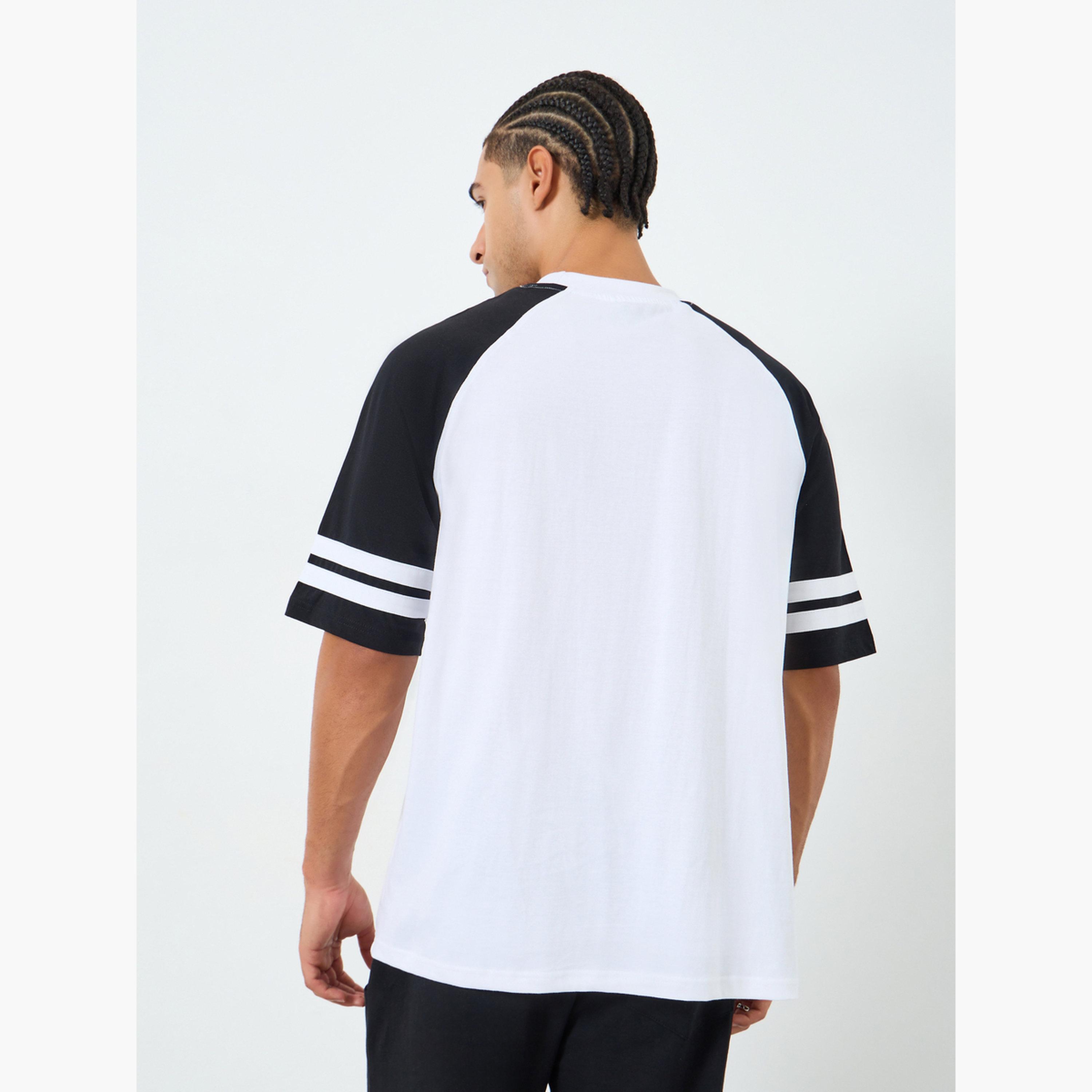 Styli Men Color Block Raglan Sleeve Oversized T-Shirt-men-clothing-tshirtsandpolos-tshirts-image-4