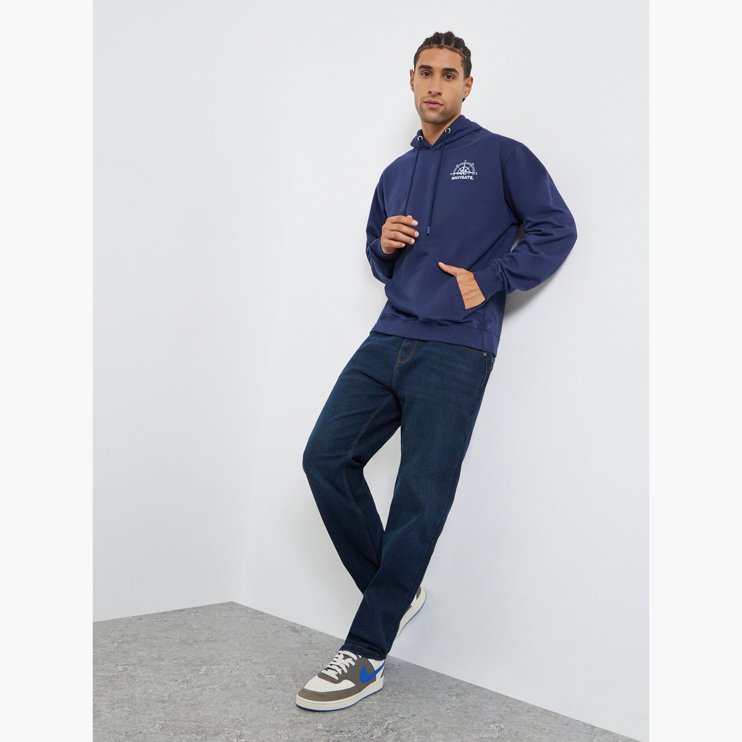 Styli Men Dark Blue Regular Fit Jeans-men-clothing-bottoms-jeans-image-2