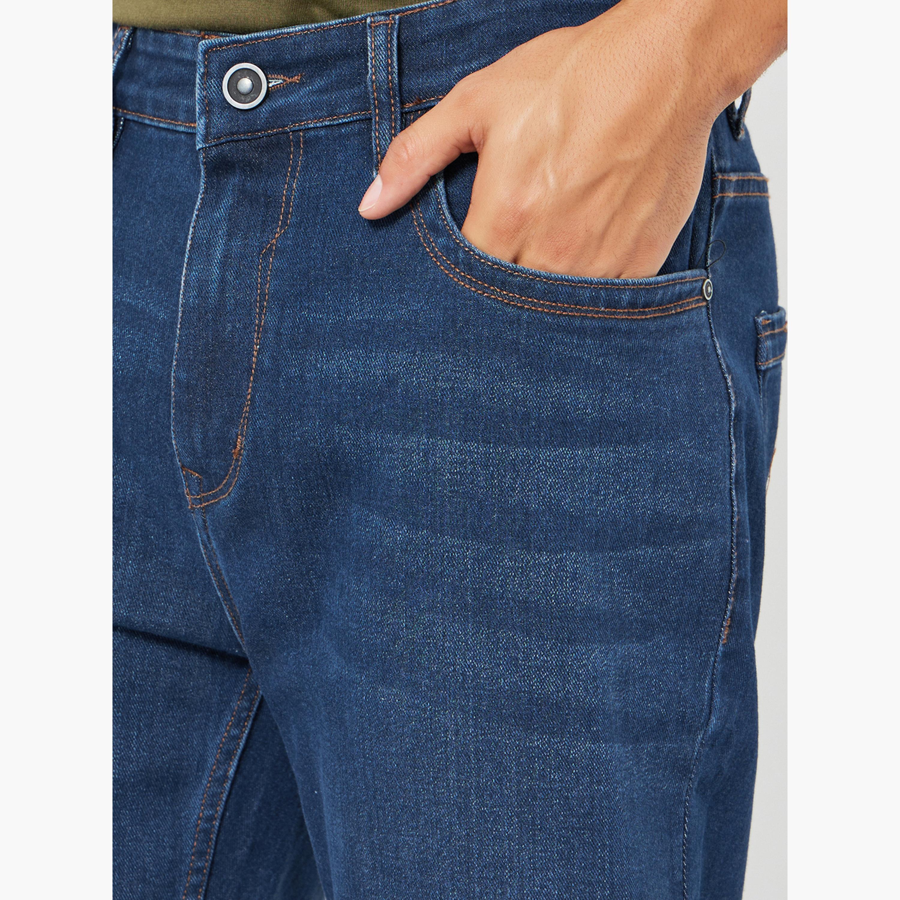 Styli Men Dark Wash Regular Fit Jeans-men-clothing-bottoms-jeans-image-3