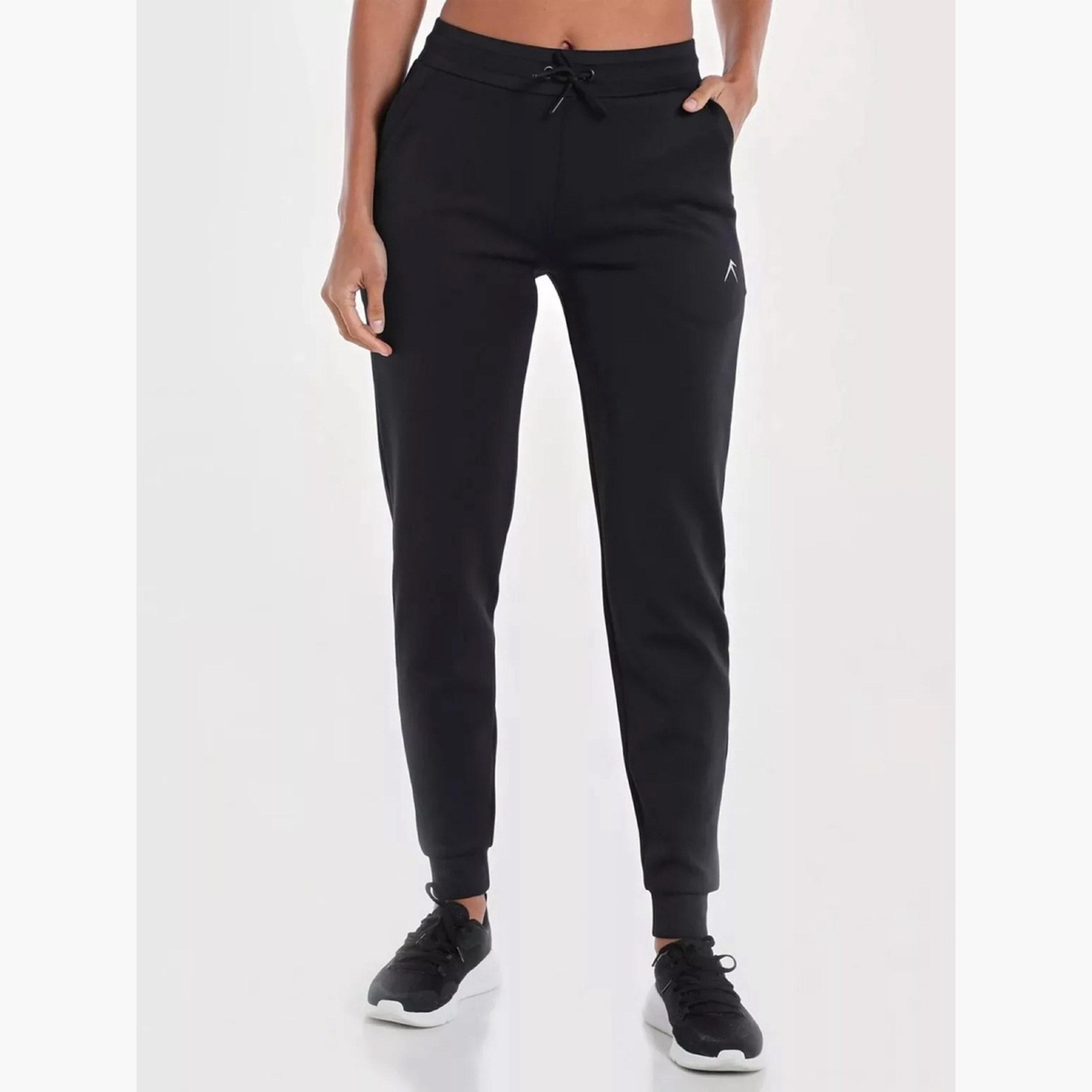 Wizard X Styli Black Vent Comfy Joggers - Unisex-women-clothing-bottoms-joggers-image-1