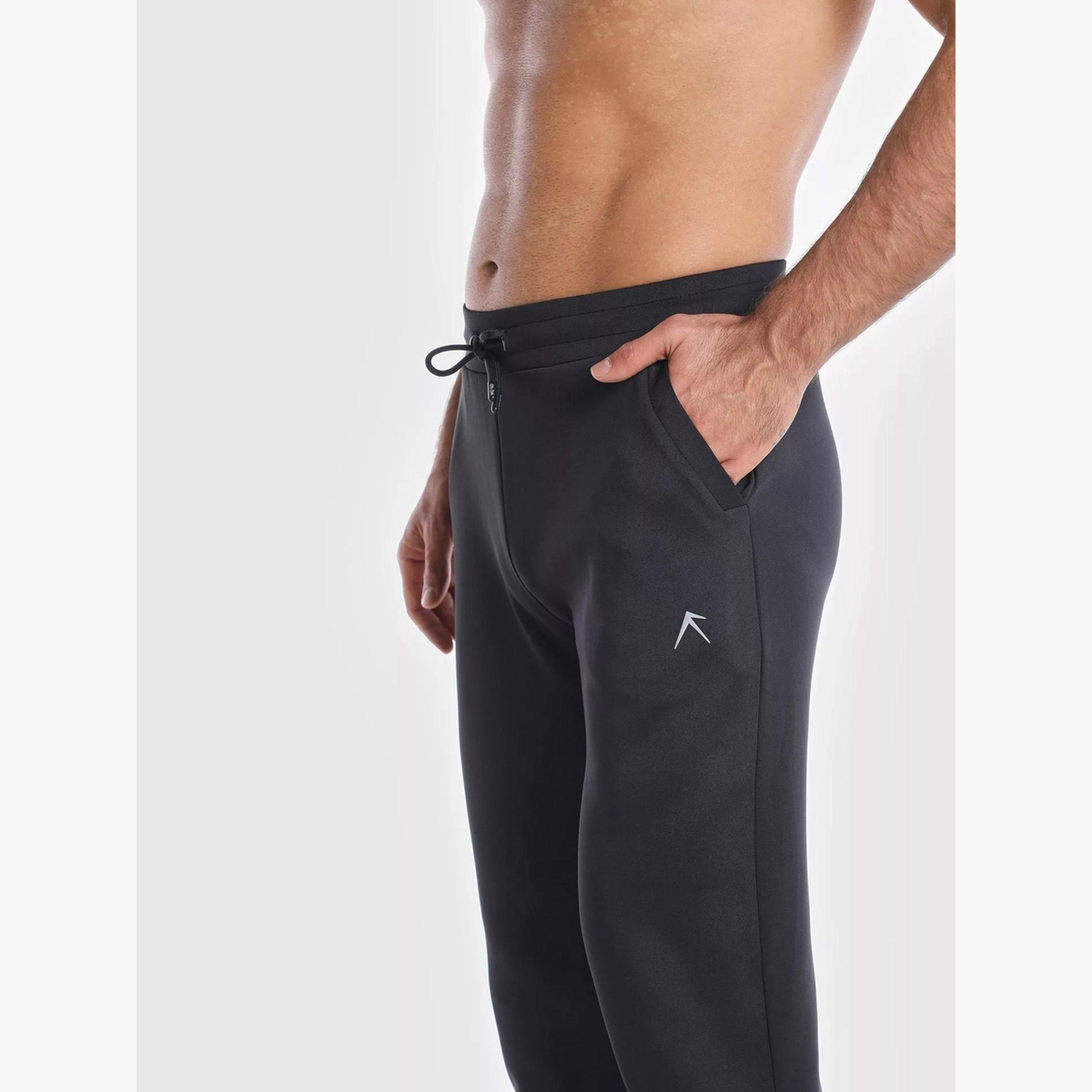 Wizard X Styli Black Vent Comfy Joggers - Unisex-women-clothing-bottoms-joggers-image-2