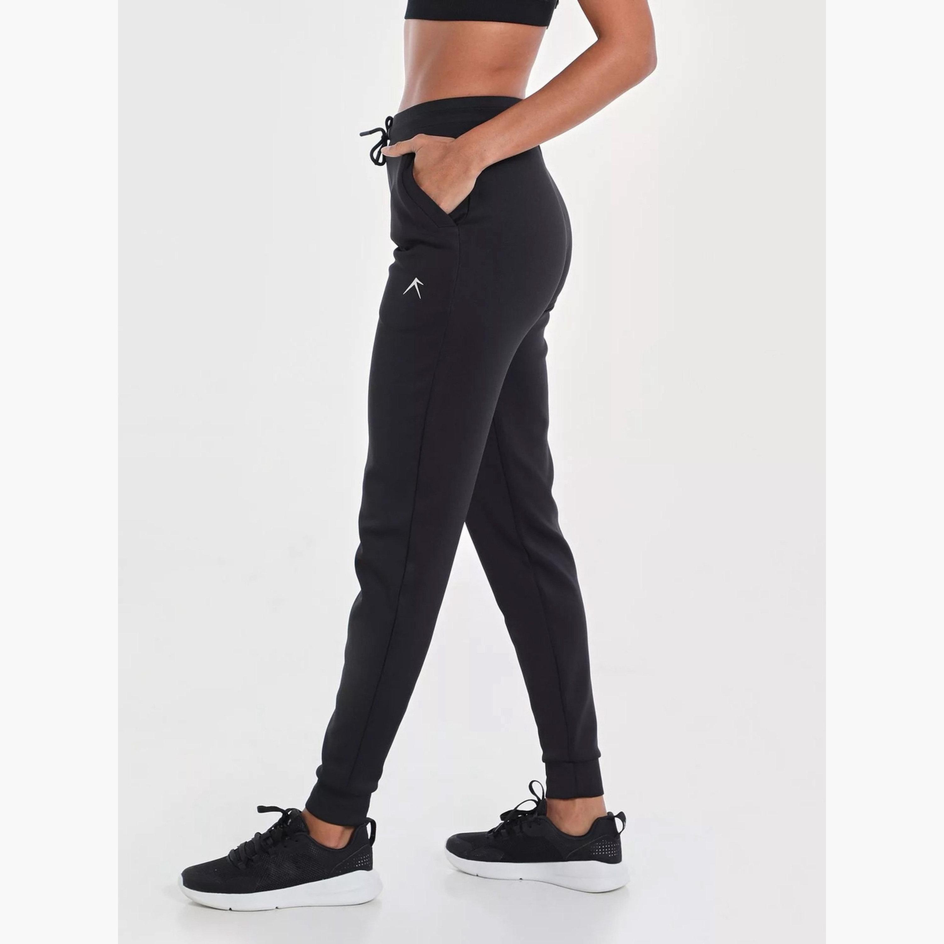 Wizard X Styli Black Vent Comfy Joggers - Unisex-women-clothing-bottoms-joggers-image-4