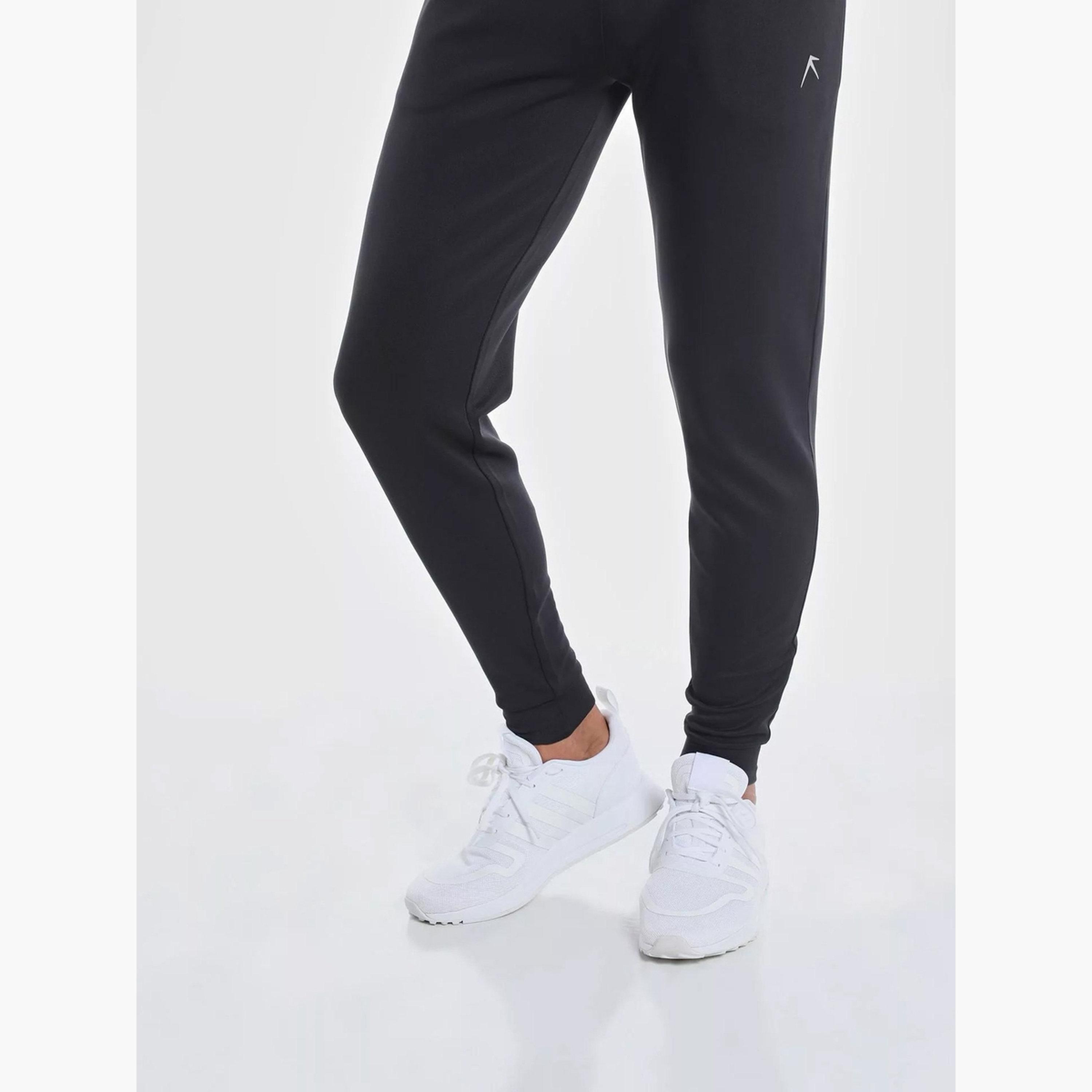 Wizard X Styli Black Vent Comfy Joggers - Unisex-women-clothing-bottoms-joggers-image-5