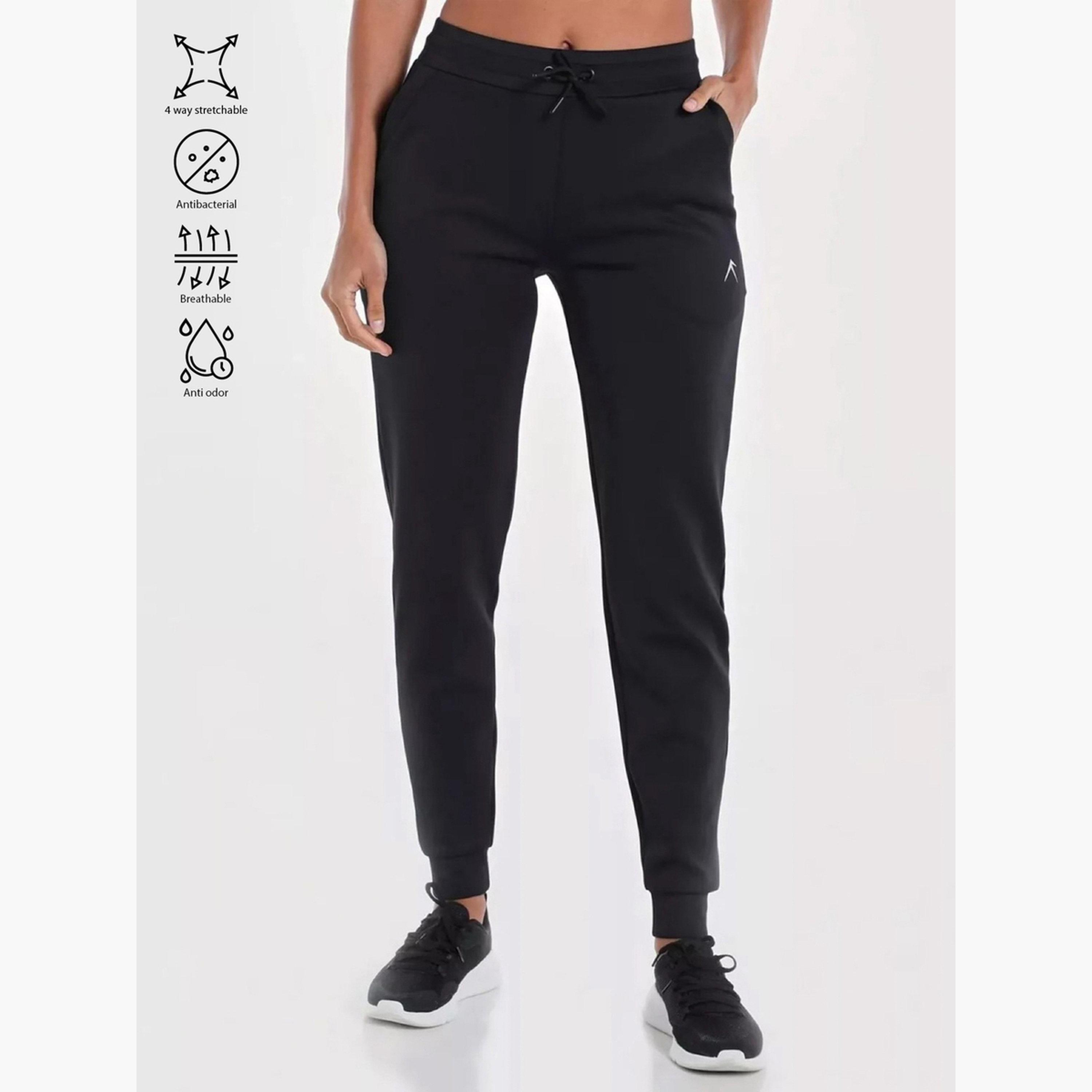Wizard X Styli Black Vent Comfy Joggers - Unisex-women-clothing-bottoms-joggers-image-6
