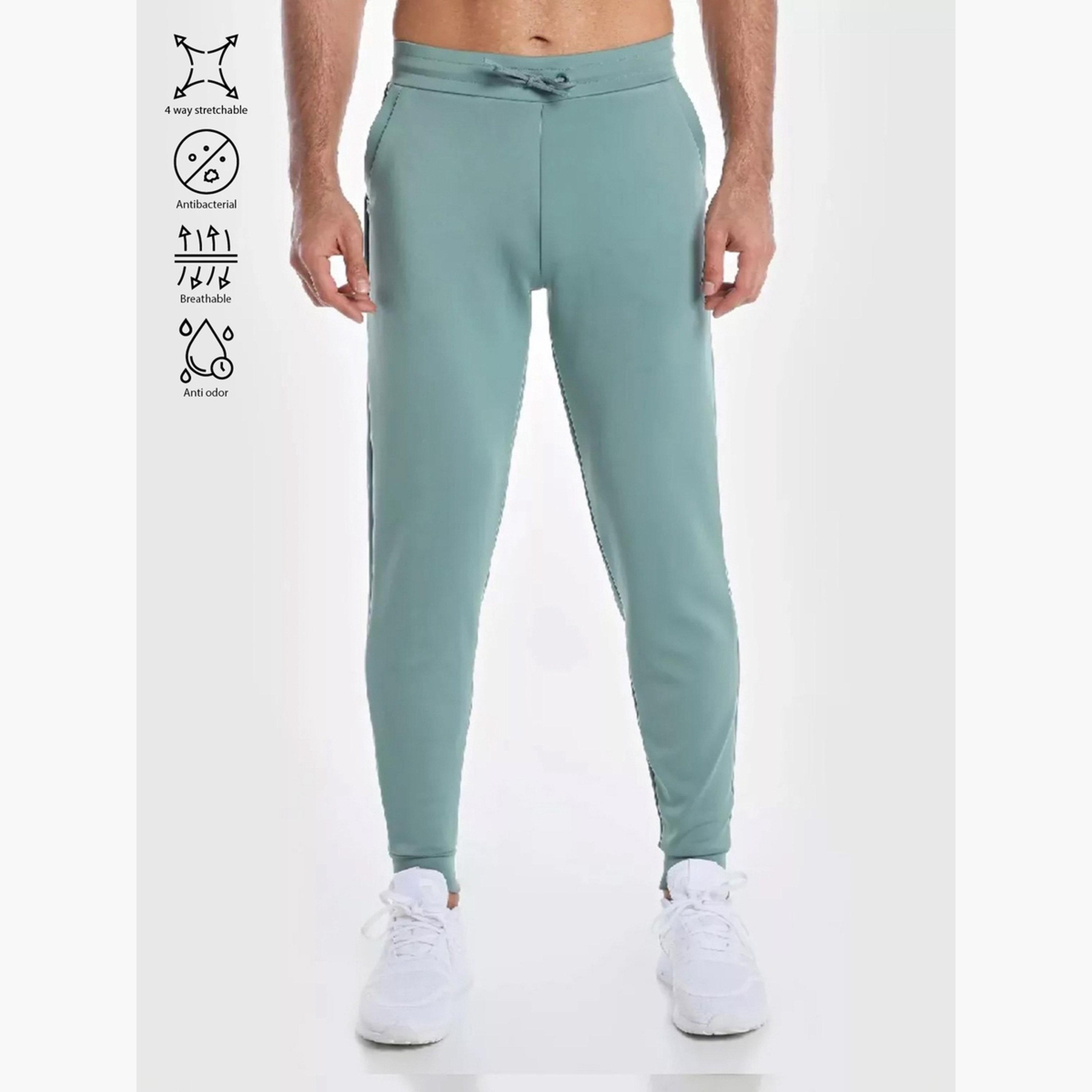 Wizard X Styli Green Vent Comfy Joggers - Unisex-women-clothing-bottoms-joggers-image-6