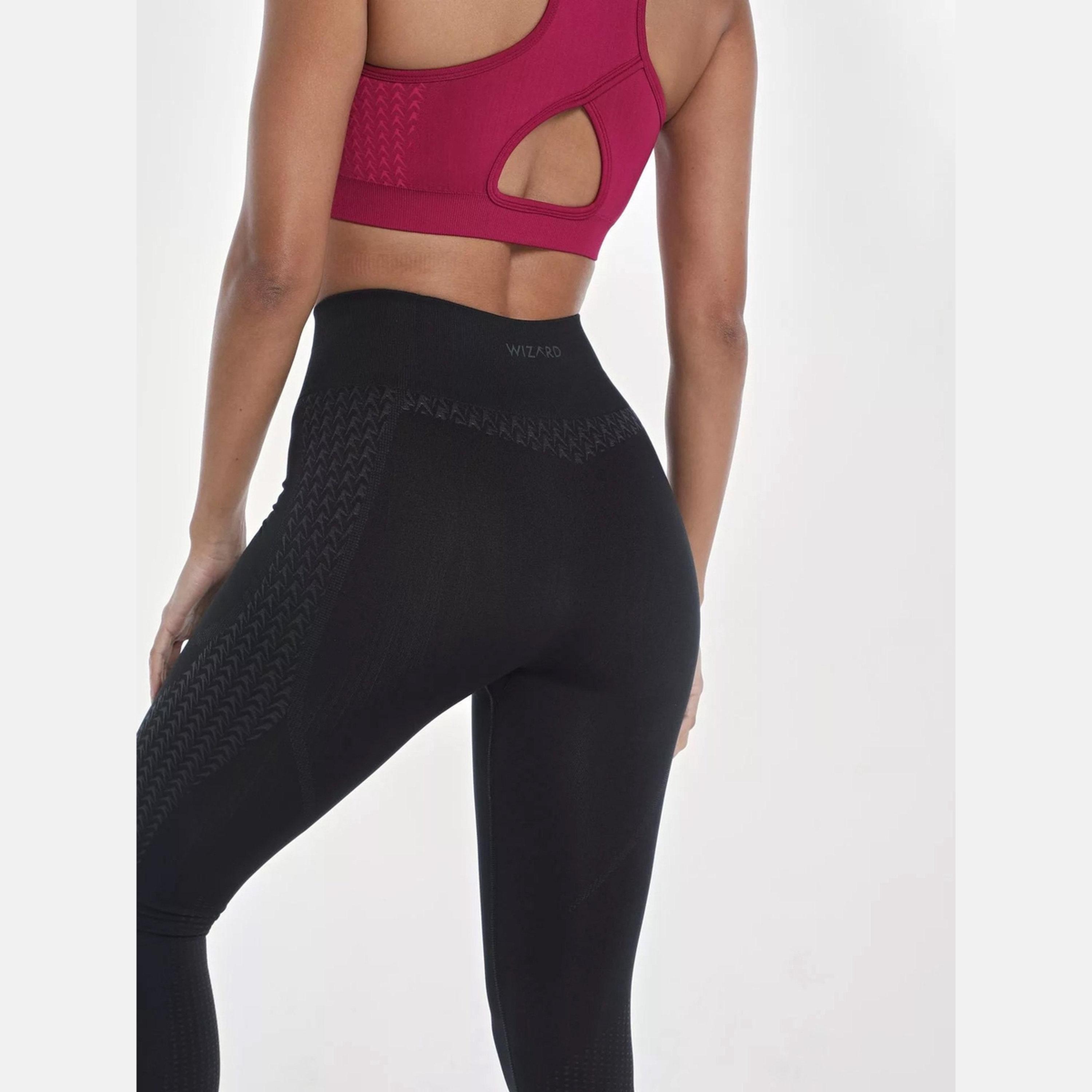 Wizard X Styli Women Black Solid Impact Seamless Leggings-women-clothing-leggings-image-5