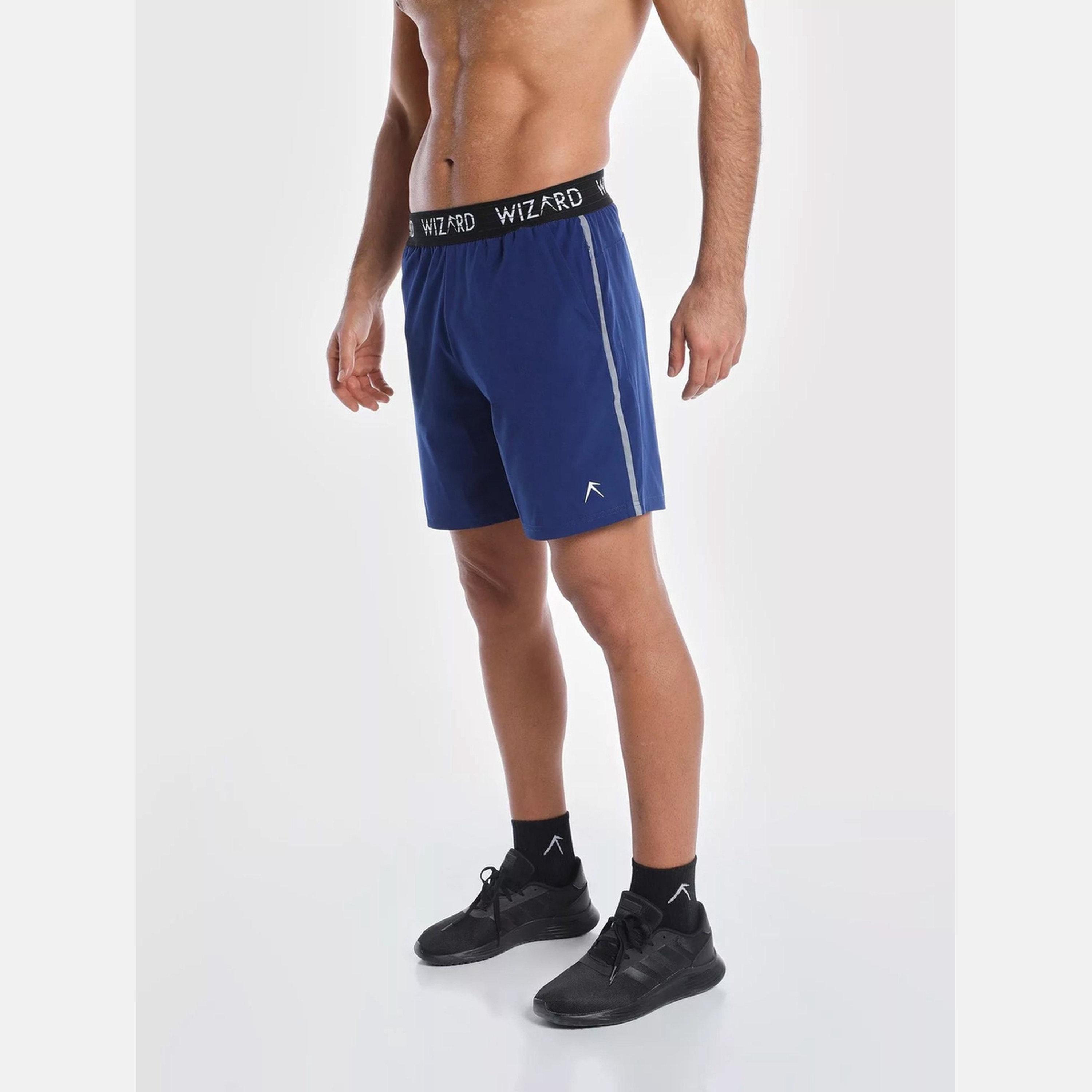 Wizard X Styli Men Blue Performance Shorts-men-clothing-bottoms-shorts-image-5