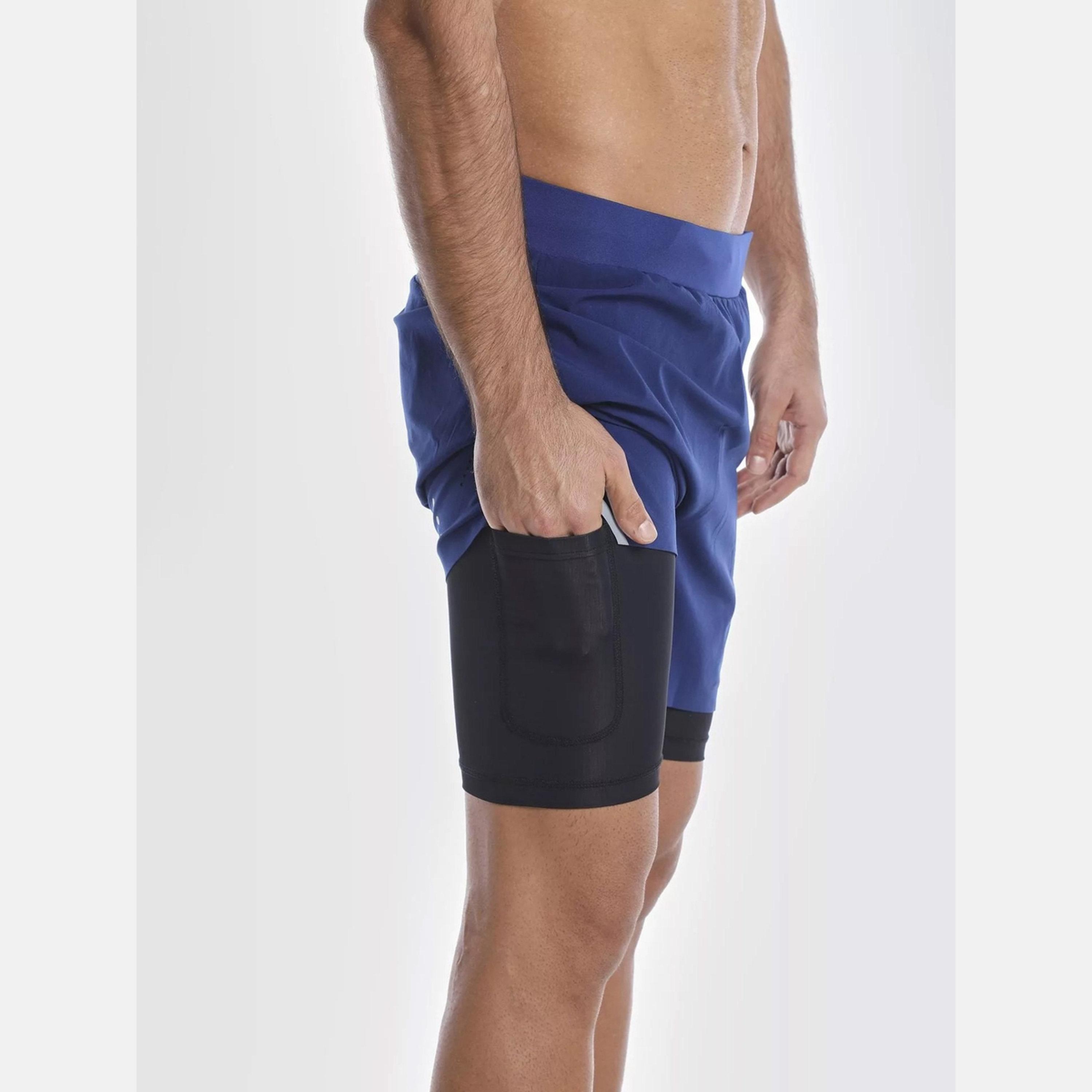 Wizard X Styli Men Blue 2 in 1 Running Shorts-men-clothing-bottoms-shorts-image-3
