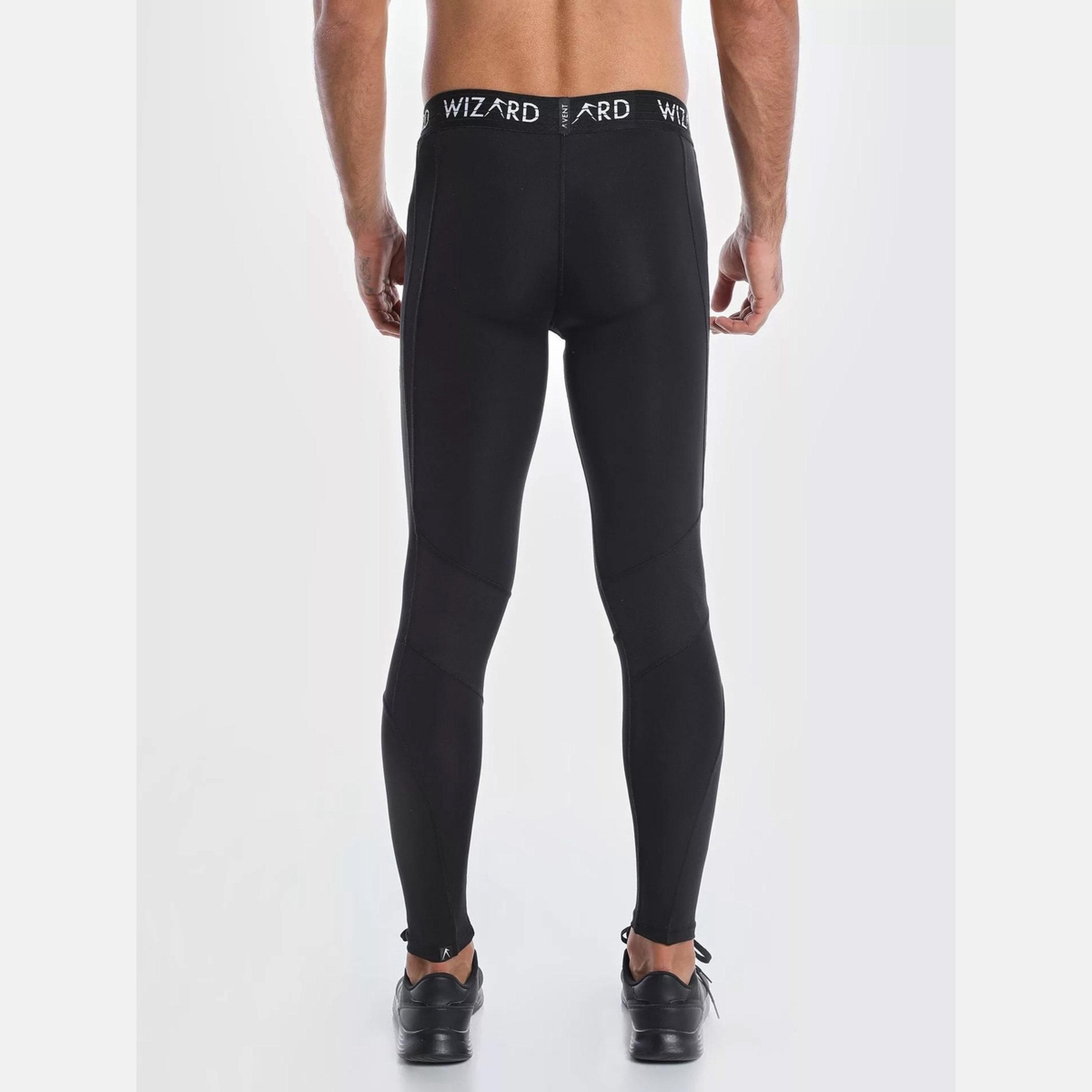 Wizard X Styli Men Black Vent Wizardry Compression Tights-men-clothing-sportswearandactivewear-bottoms-joggers-image-2
