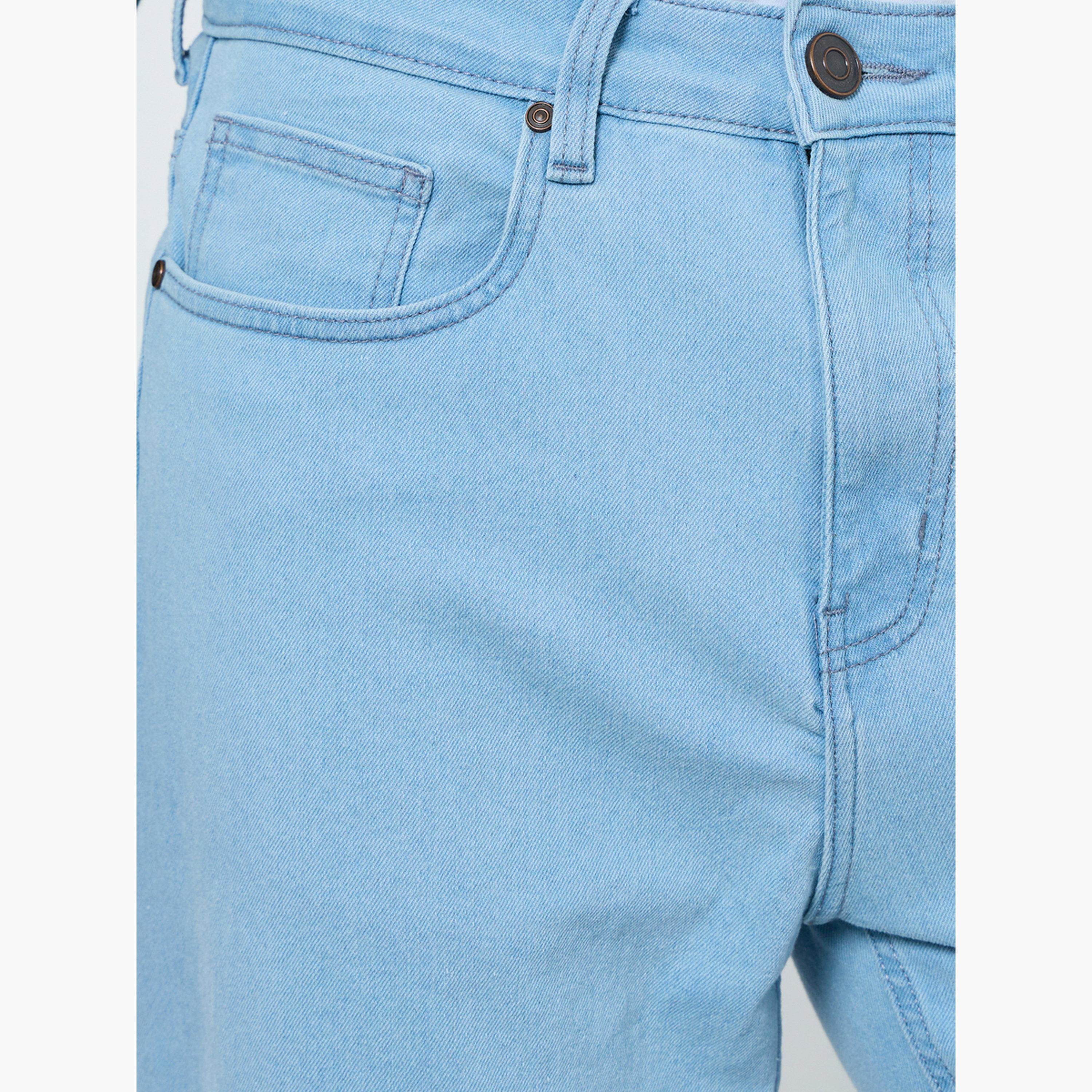 Styli Men Blue Relaxed Fit Washed Jeans-men-clothing-bottoms-jeans-image-3