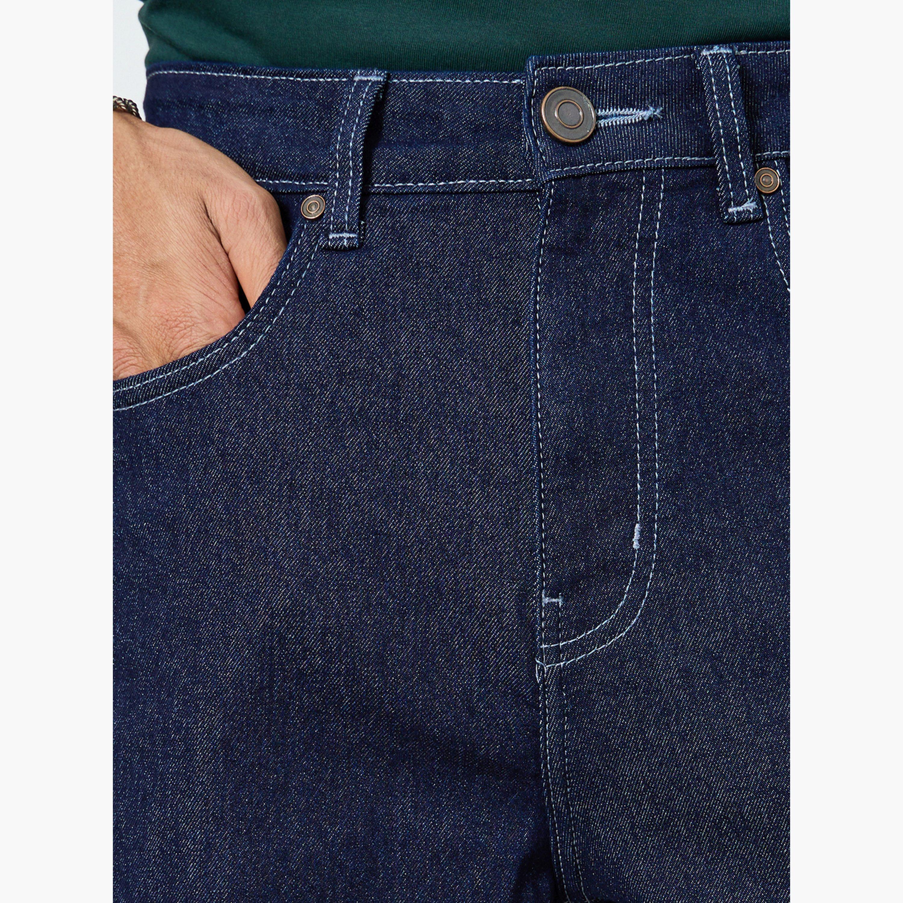 Styli Men Dark Blue Relaxed Fit Jeans-men-clothing-bottoms-jeans-image-3