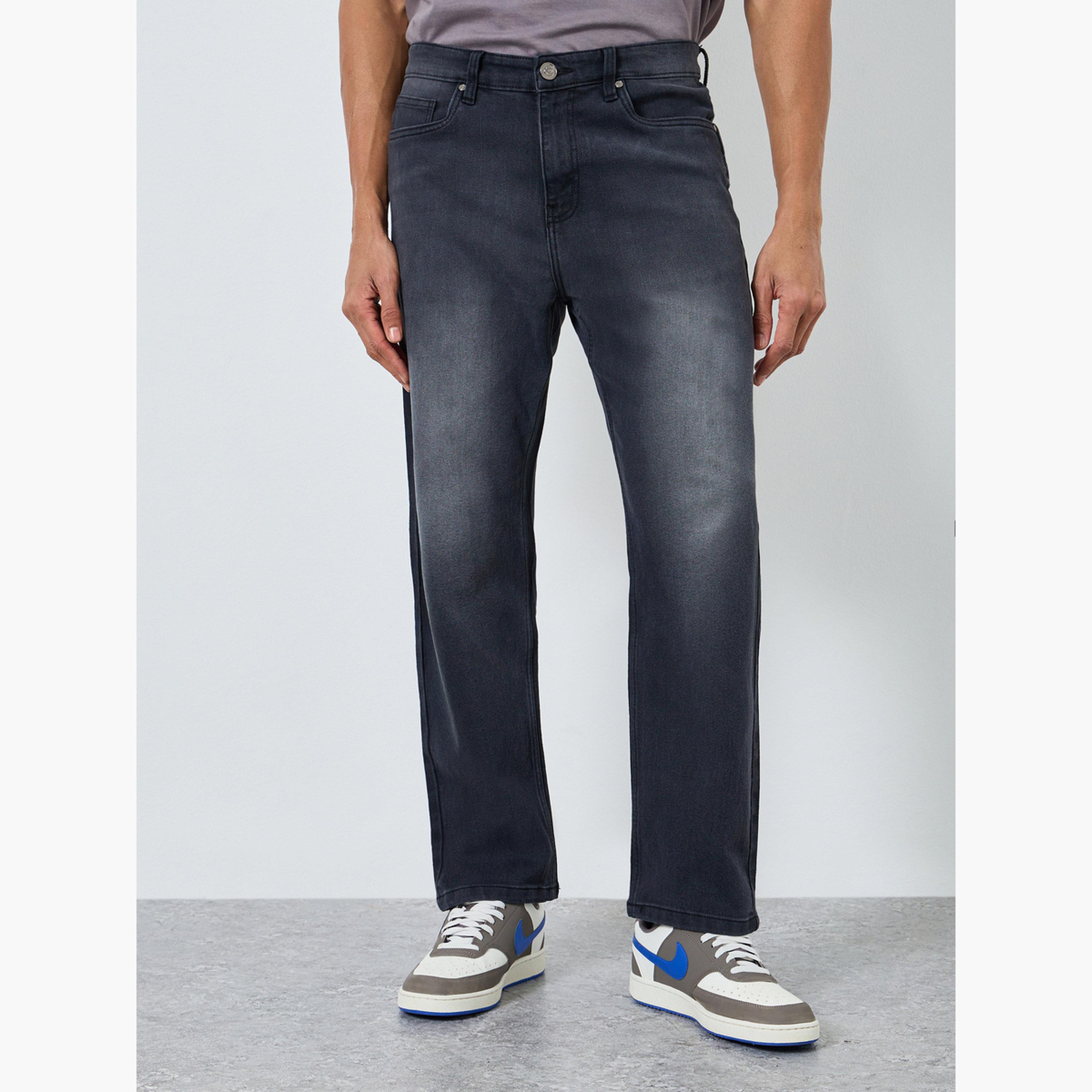 بنطال جينز باهت قصة مريحة-men-clothing-bottoms-jeans-image-1