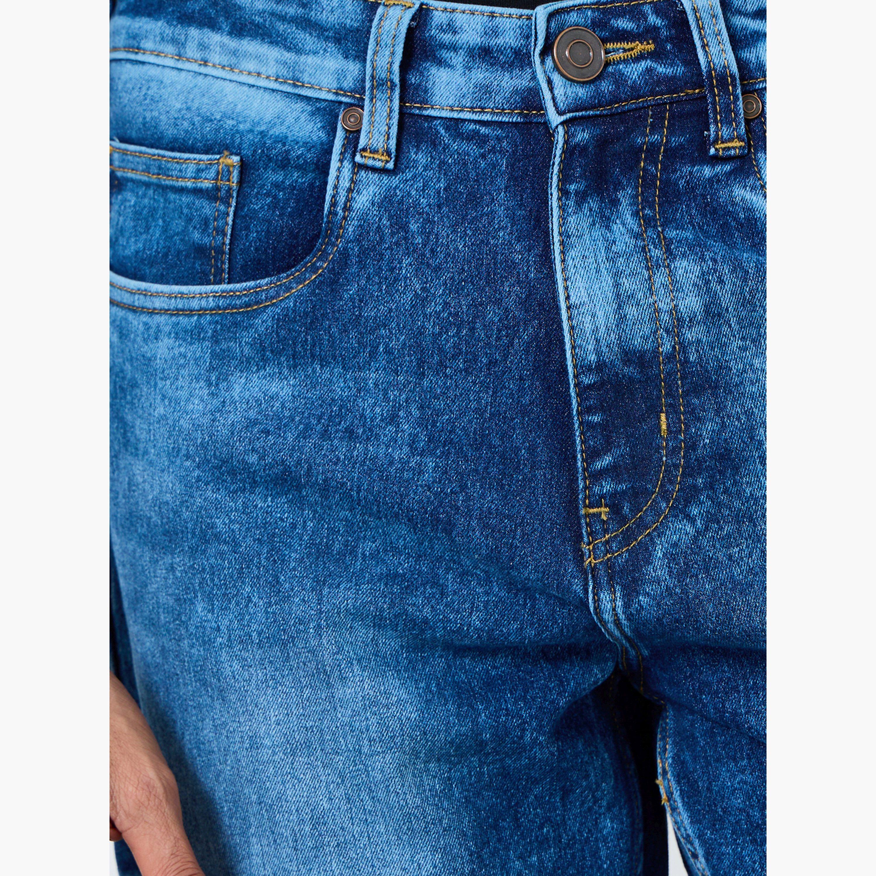 بنطال جينز مغسول بقصة مستدقة-men-clothing-bottoms-jeans-image-3