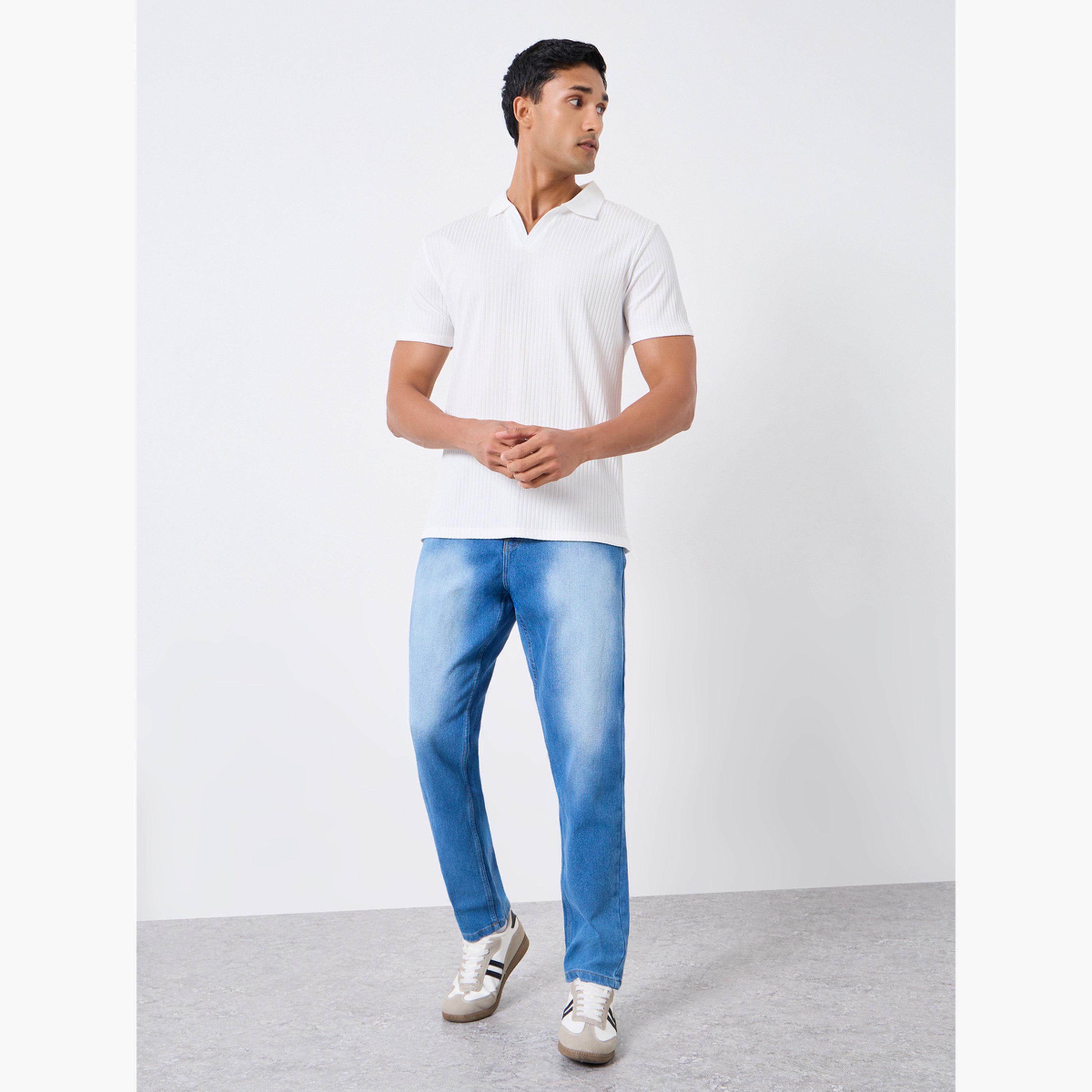 بنطال جينز باهت قصة ضيقة تدريجياً-men-clothing-bottoms-jeans-image-2