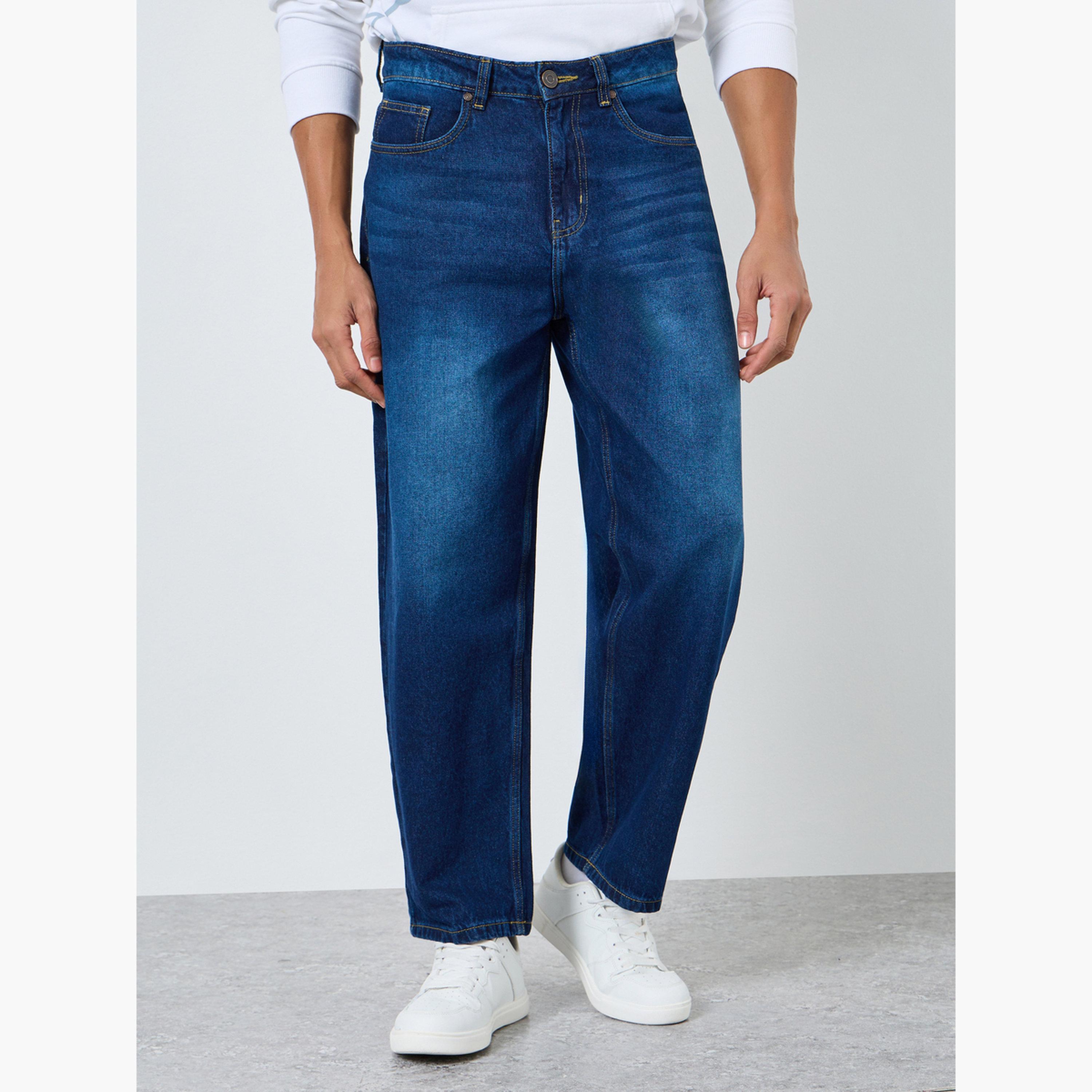 بنطال جينز باهت قصة واسعة جداً-men-clothing-bottoms-jeans-image-1