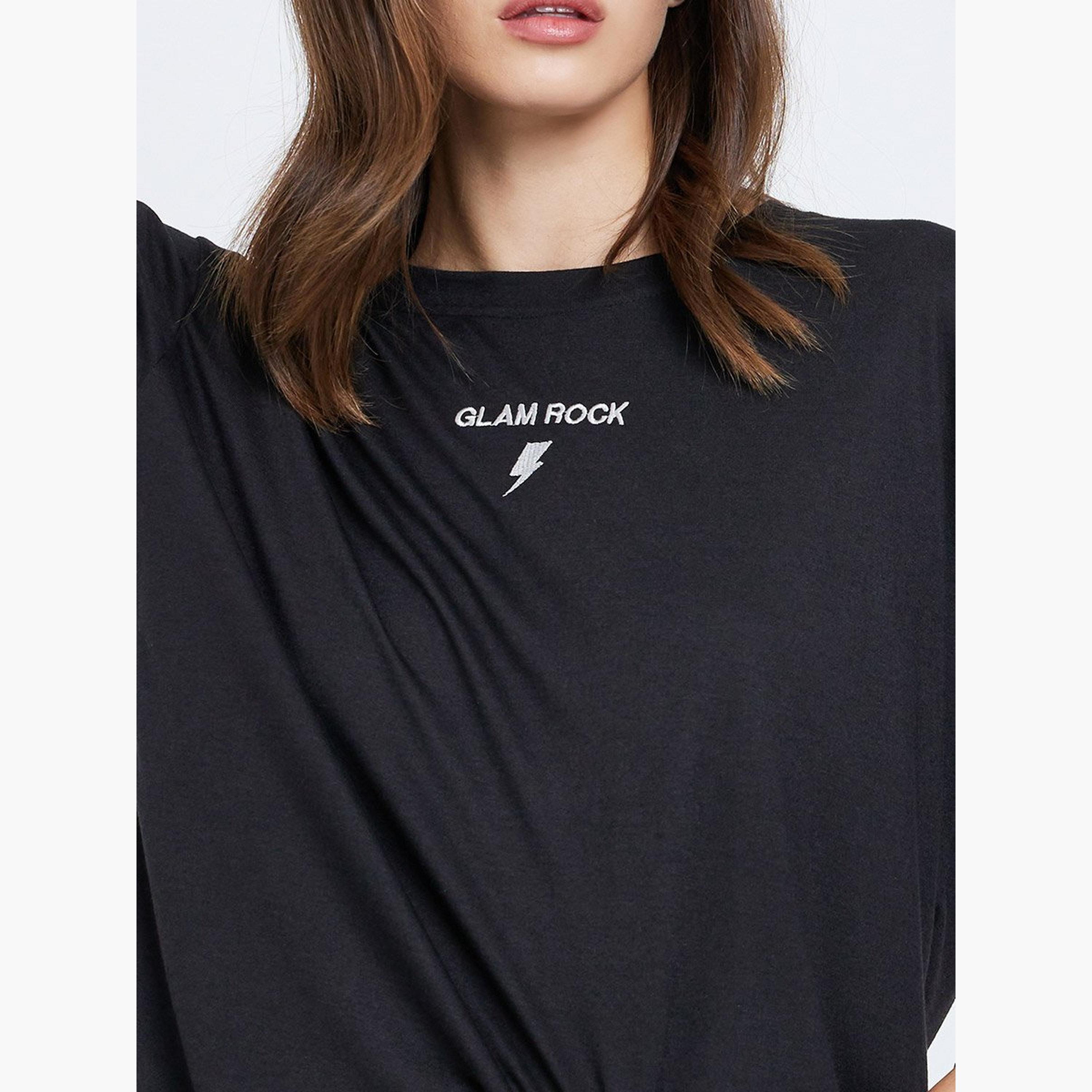 Take Two Women Black Embroidered Long Sleeve T-Shirt-women-clothing-tshirts-image-3