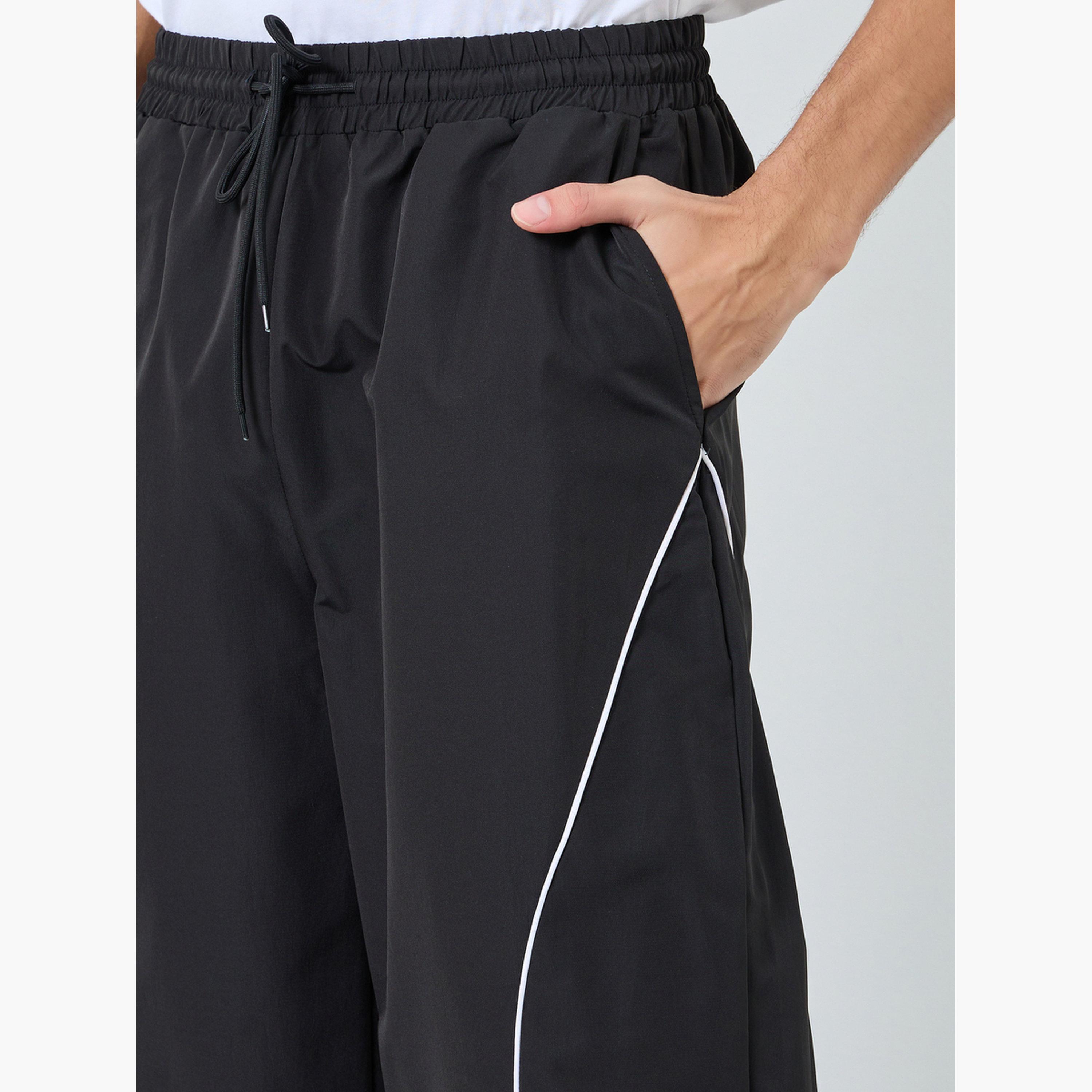 Styli Men Cut and Sew Panel with Reflection Piping Joggers-men-clothing-sportswearandactivewear-bottoms-joggers-image-3