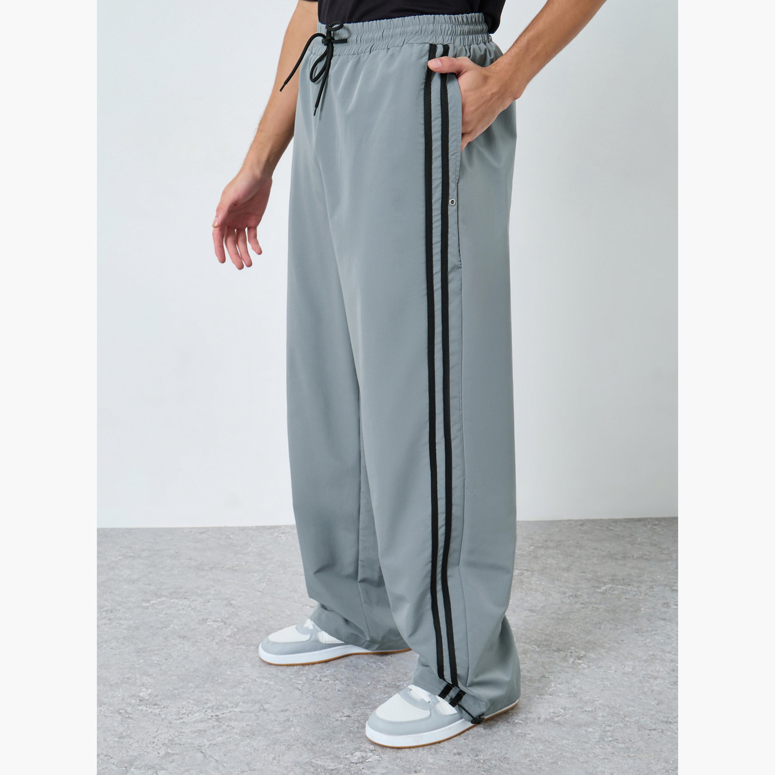 Styli Men Side Seam Striped Detail Joggers-men-clothing-sportswearandactivewear-bottoms-joggers-image-1
