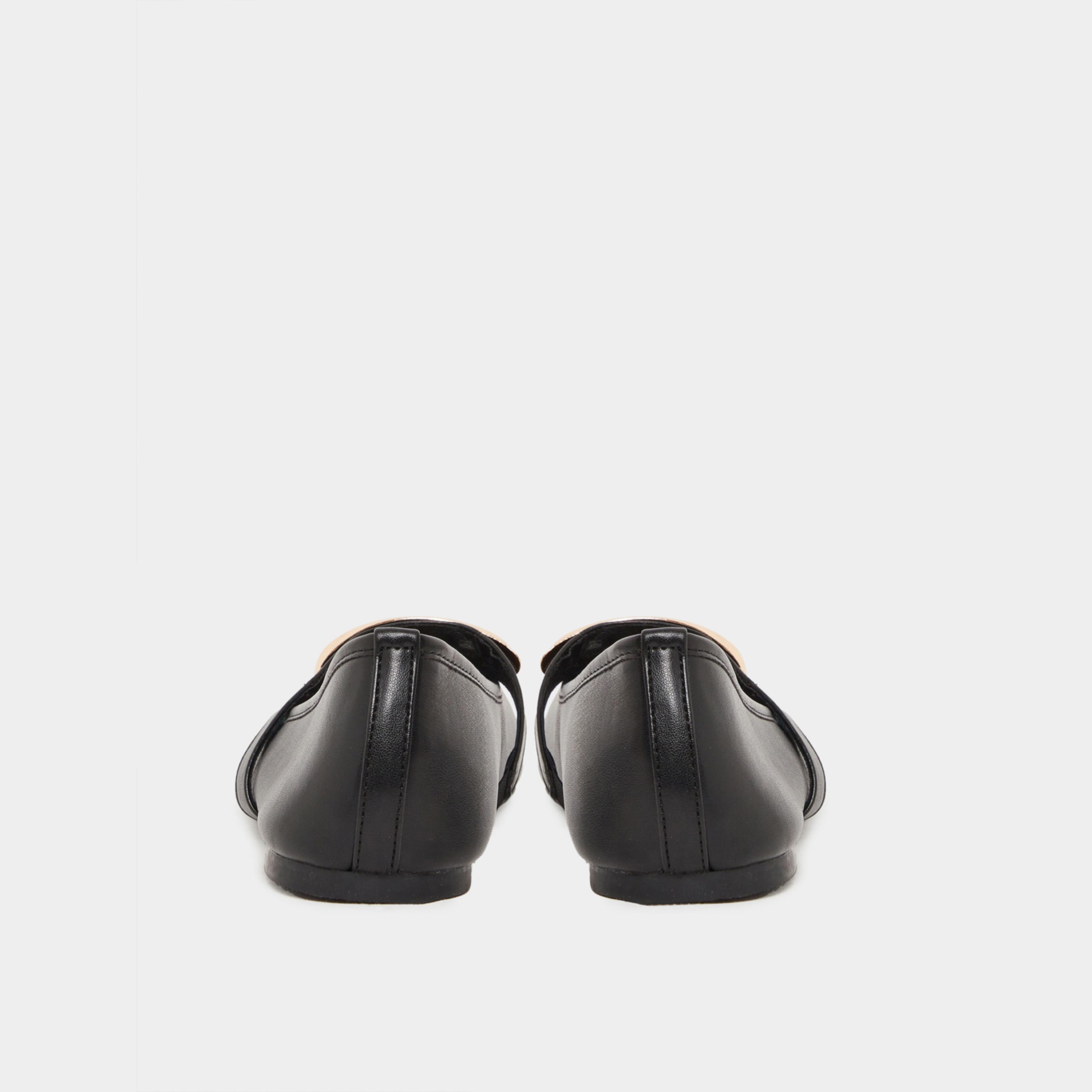 ستايلي - حذاء ماري جين نسائي ذو مقدمة لوزي وحواف معدنية-women-shoes-sandals-flats-image-5